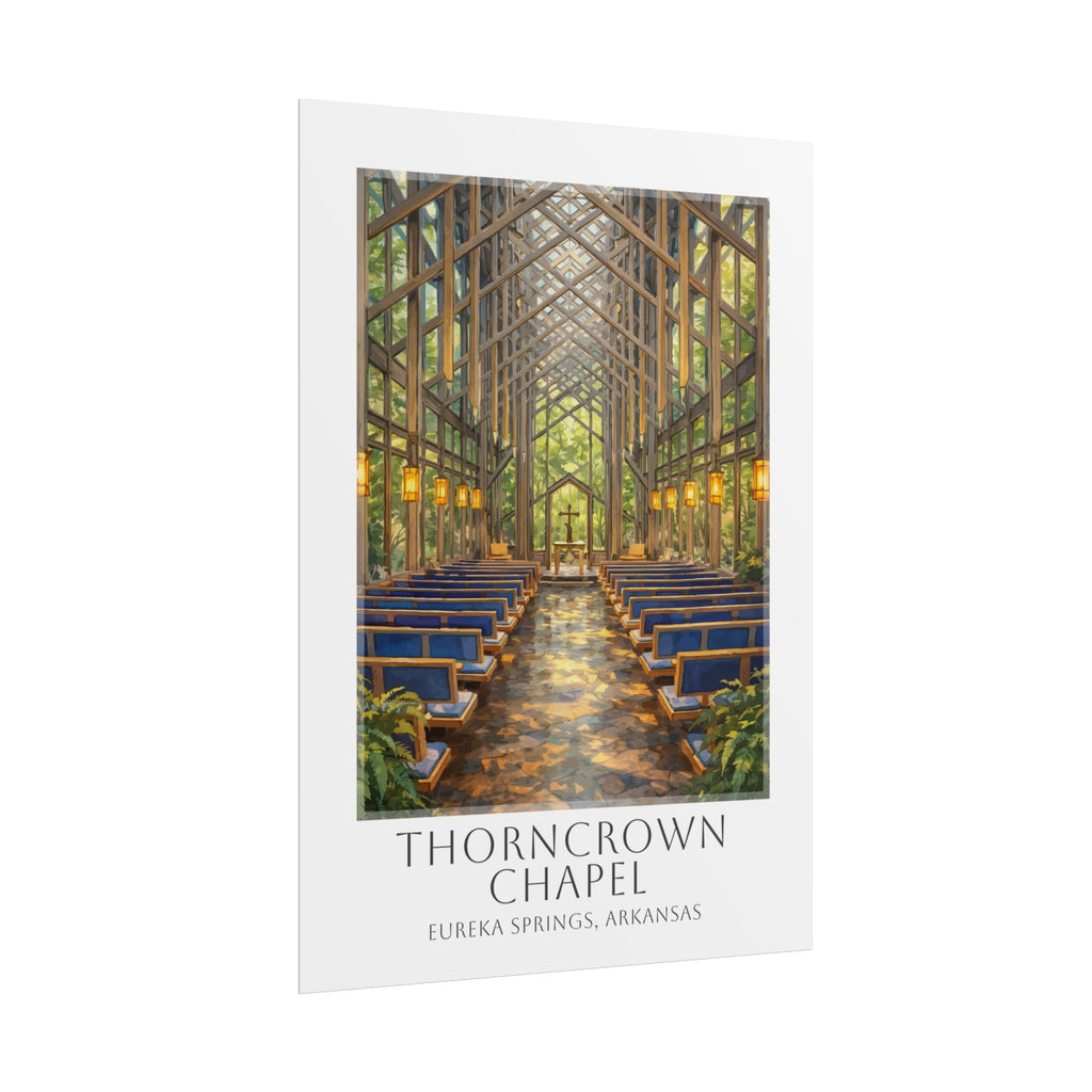 Thorncrown Chapel Travel Poster