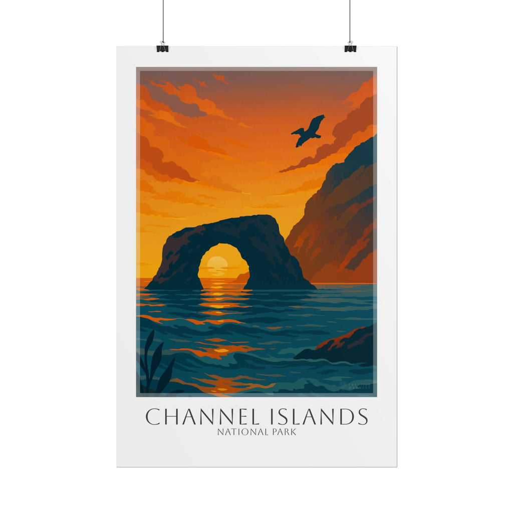CHANNEL ISLANDS * Travel Poster * National Park Wall Art