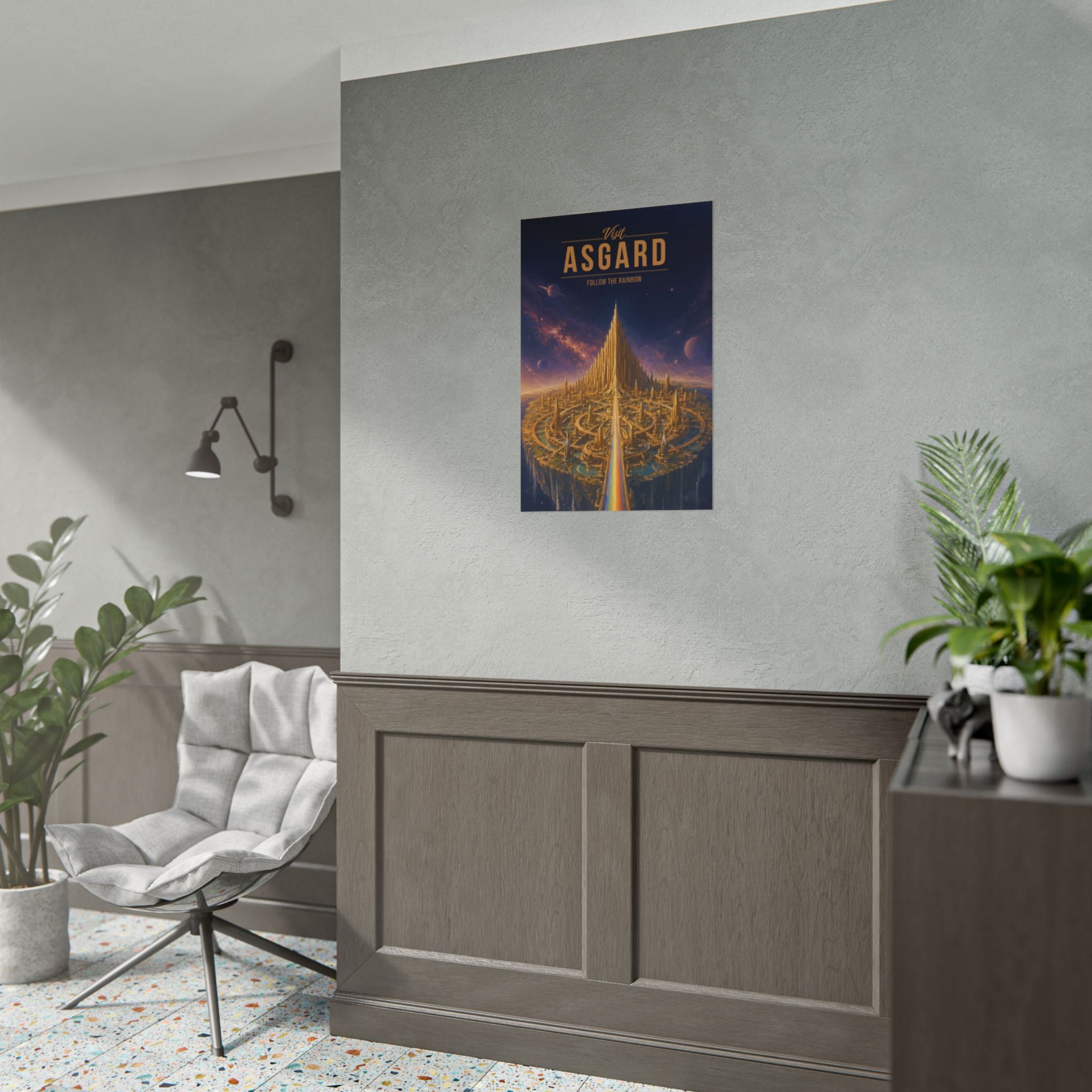 Asgard Travel Poster