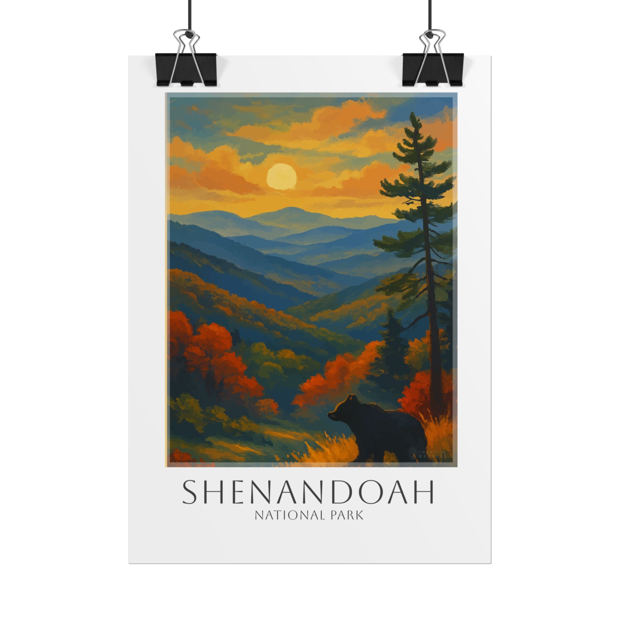 SHENANDOAH * Travel Poster * National Park Wall Art