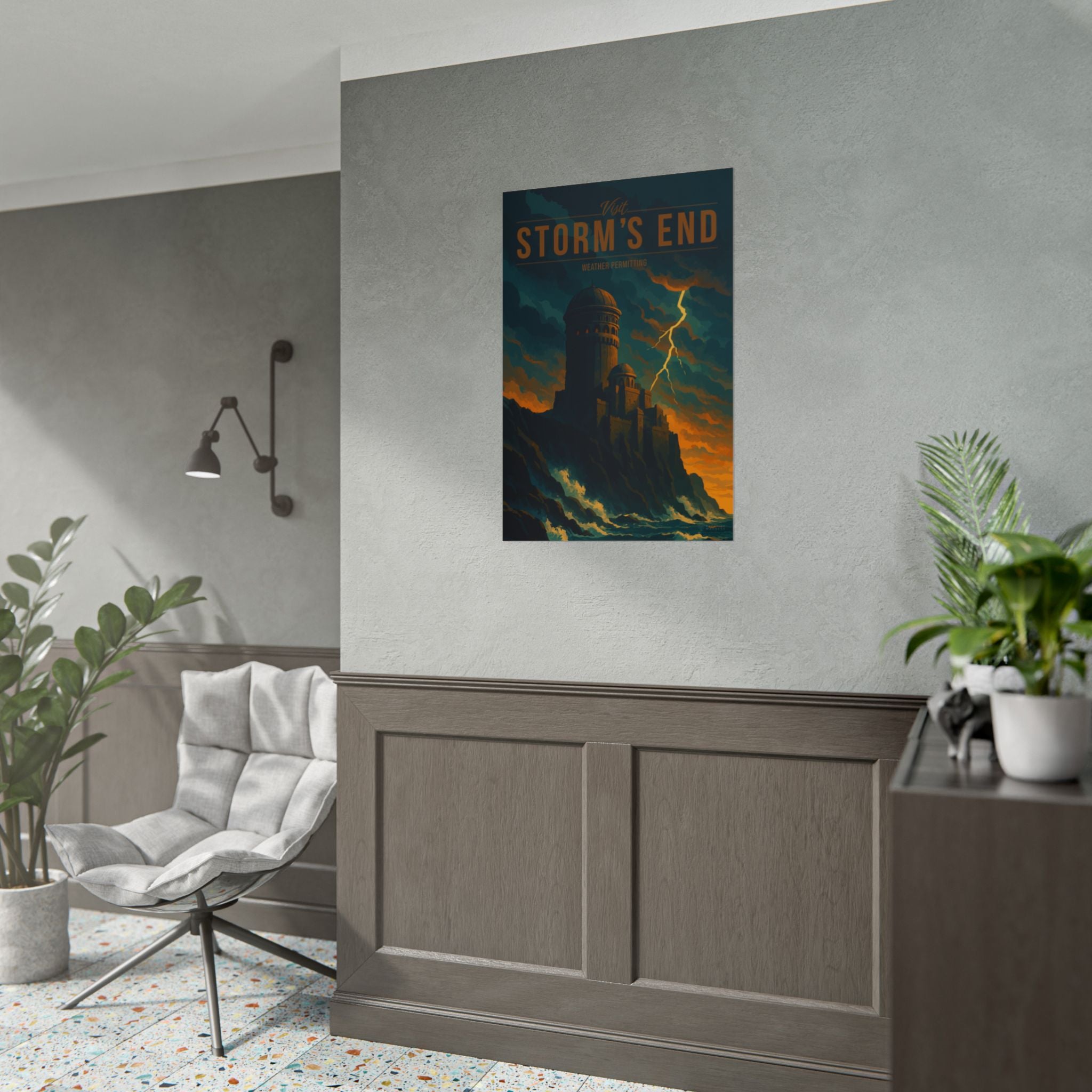 Storm's End Travel Poster