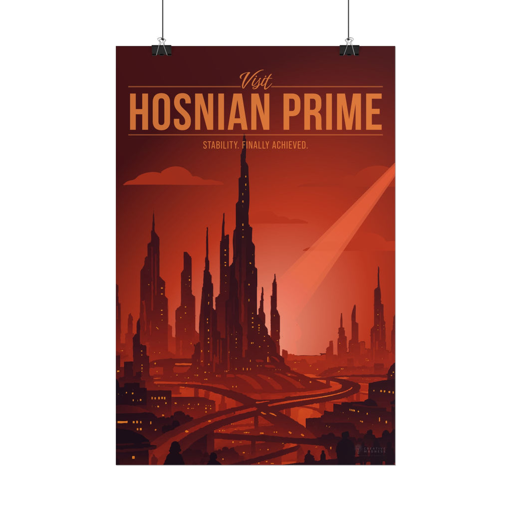 Hosnian Prime Travel Poster