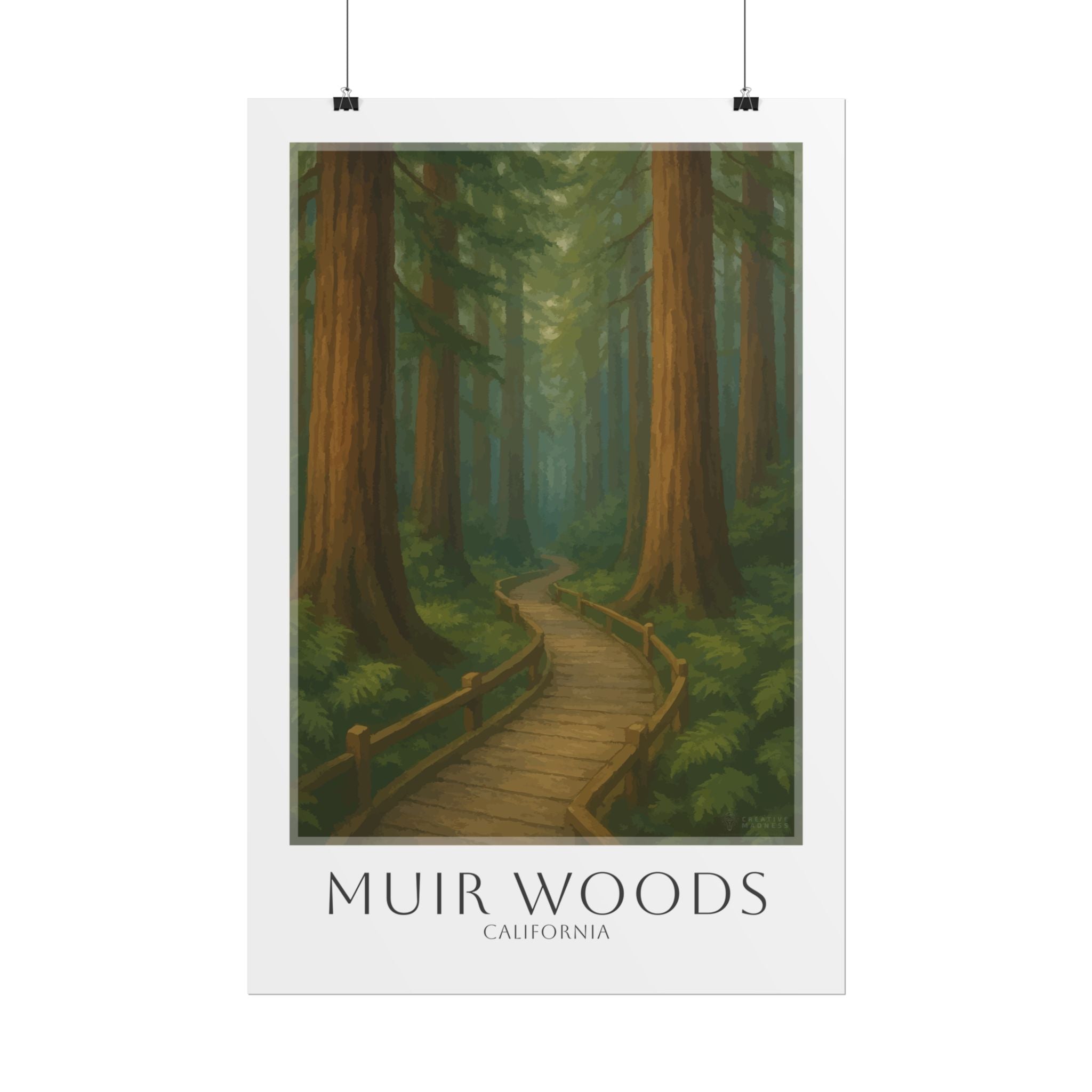 Muir Woods Travel Poster