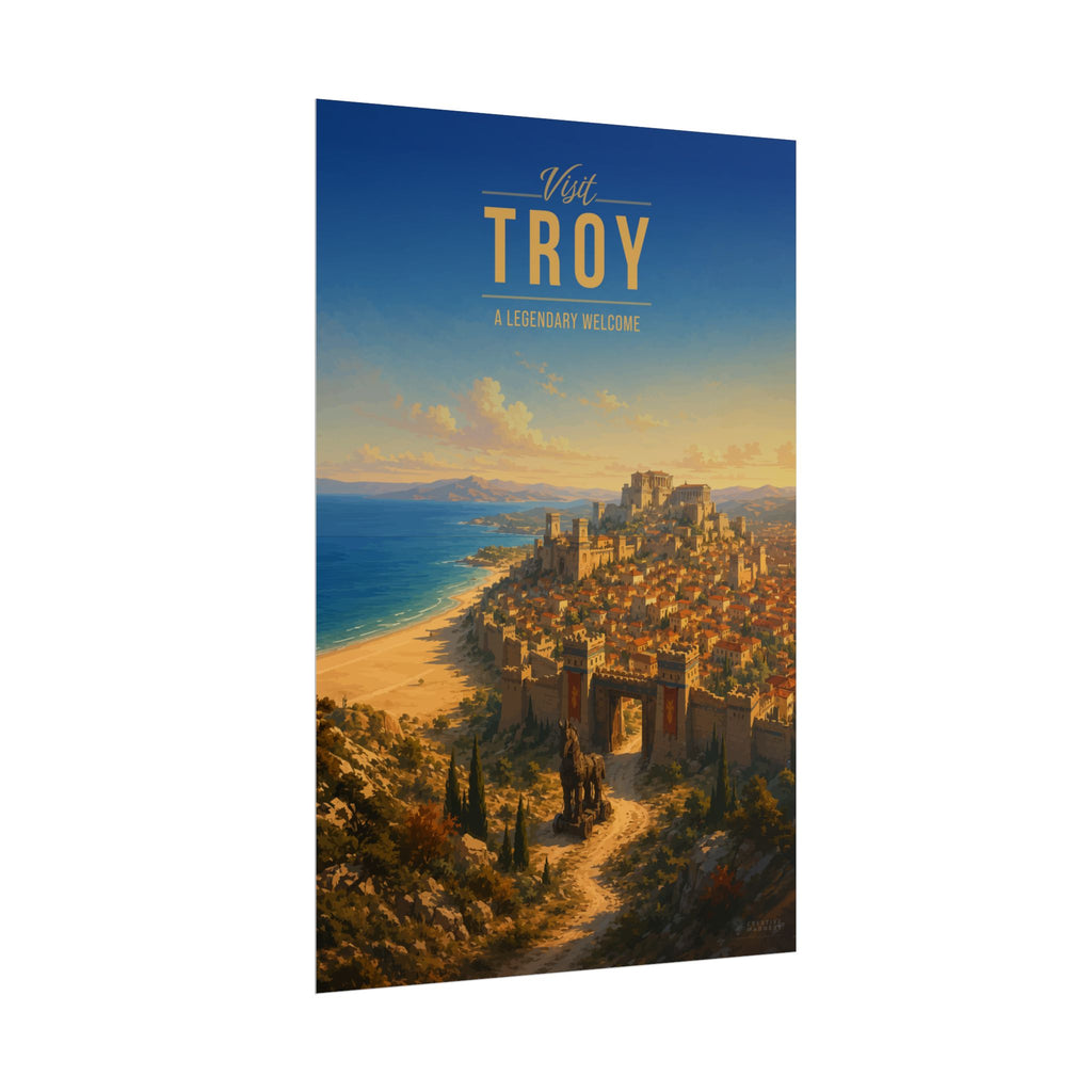 Troy Travel Poster