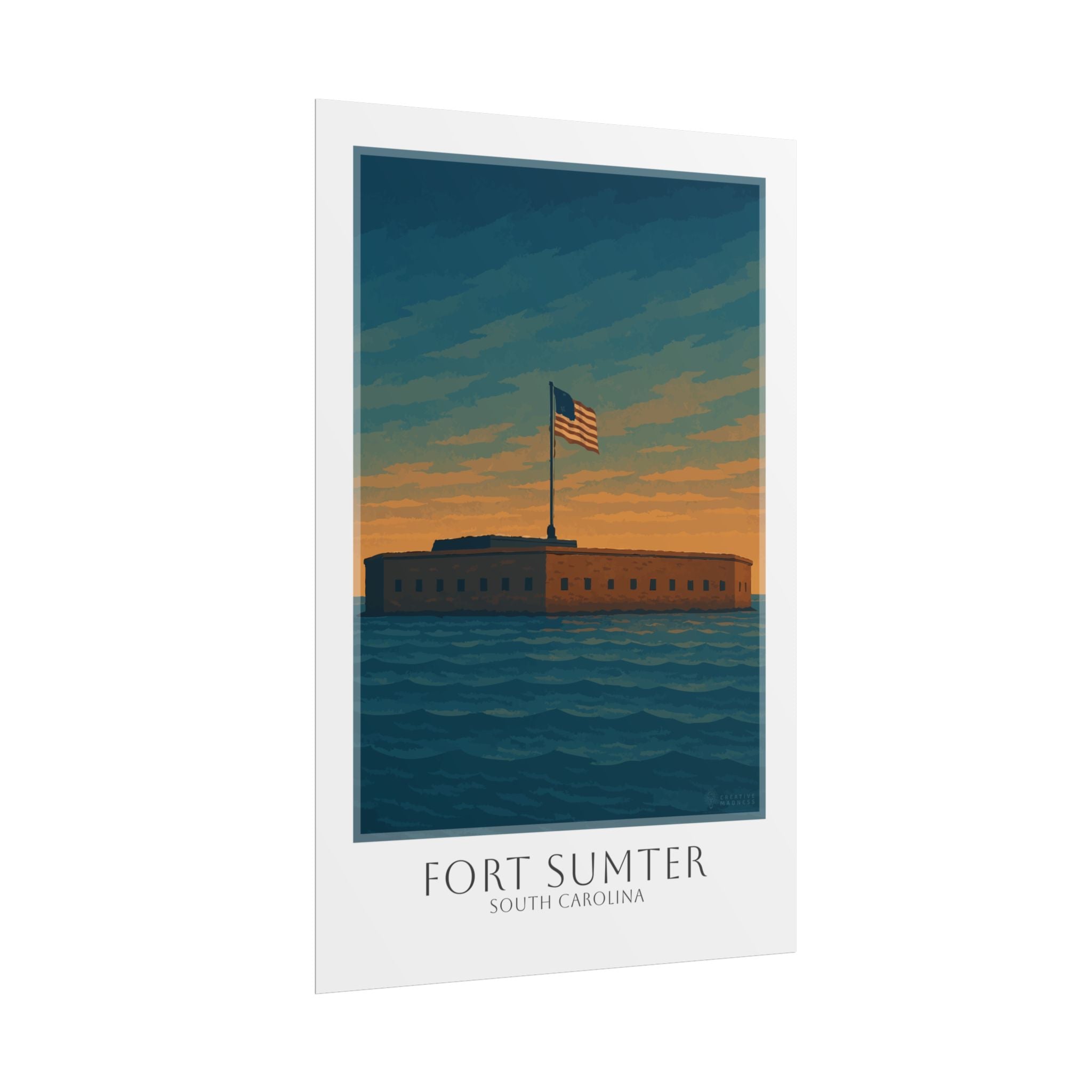Fort Sumter Travel Poster