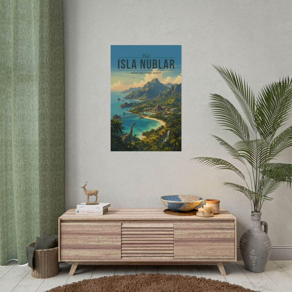 Isla Nublar Travel Poster
