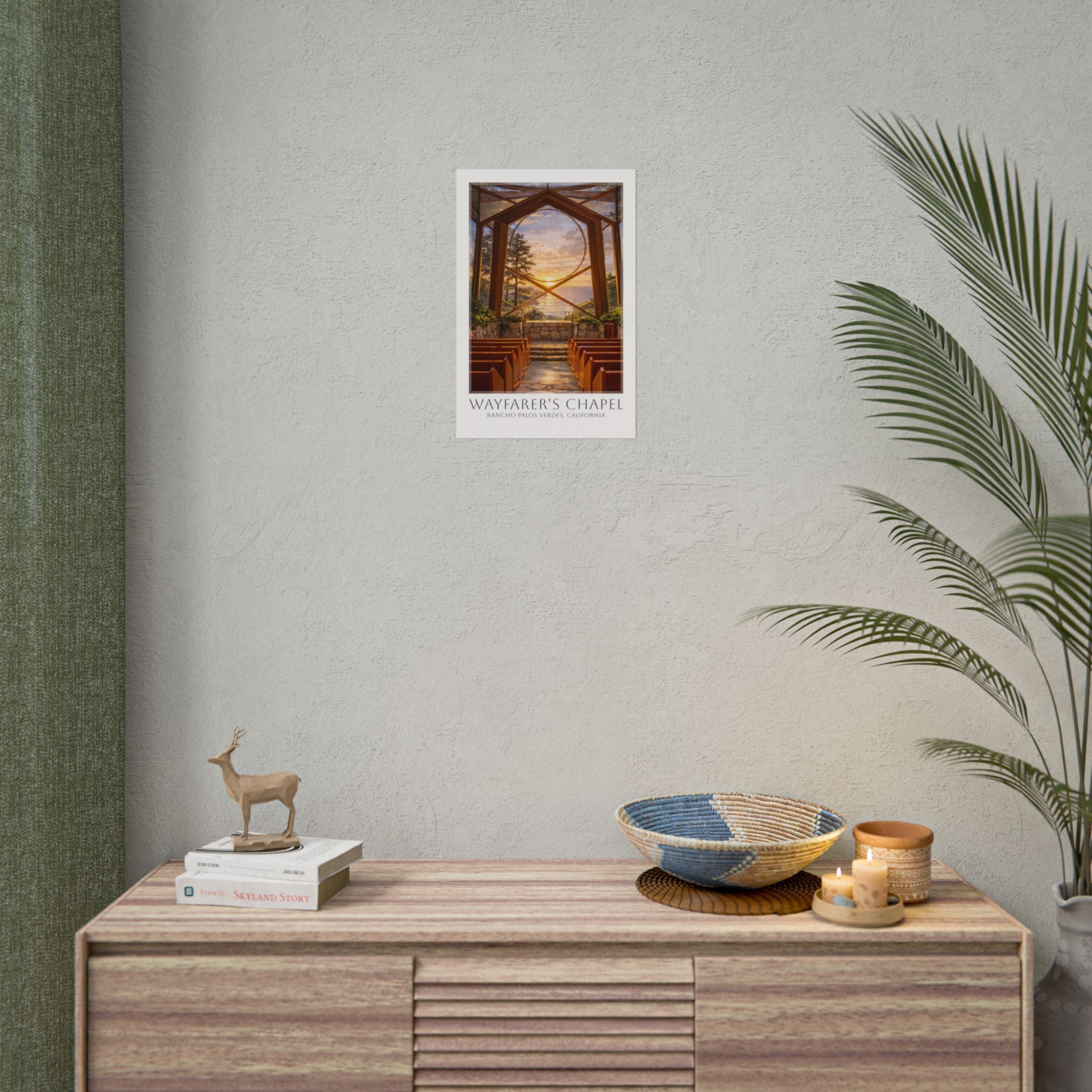 Wayfarers Chapel Travel Poster