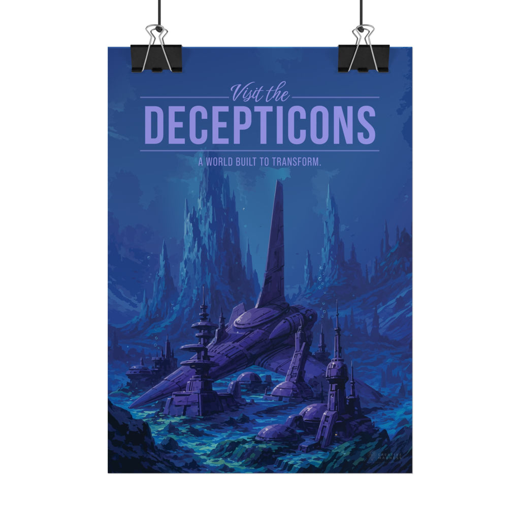 Decepticons Travel Poster