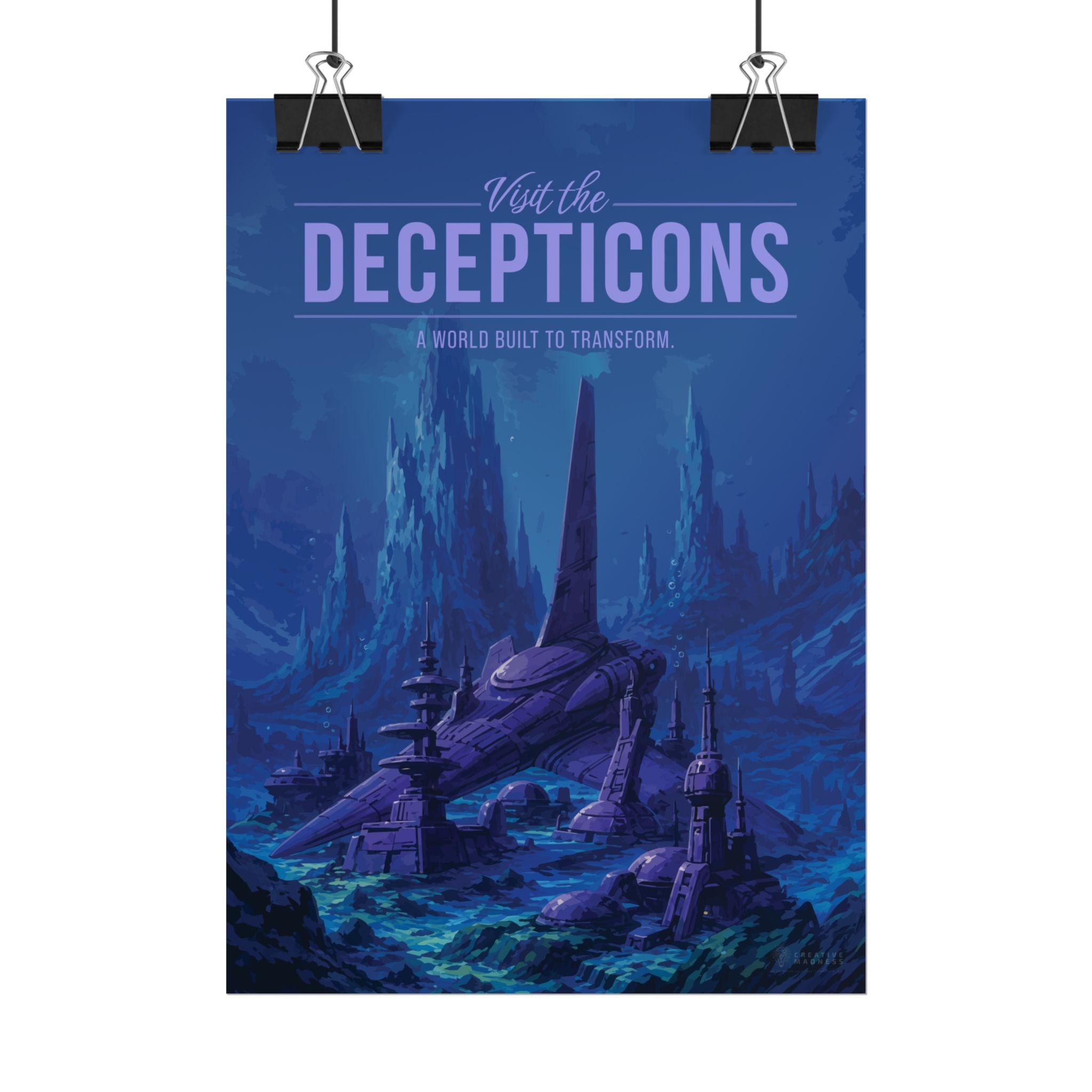 Decepticons Travel Poster