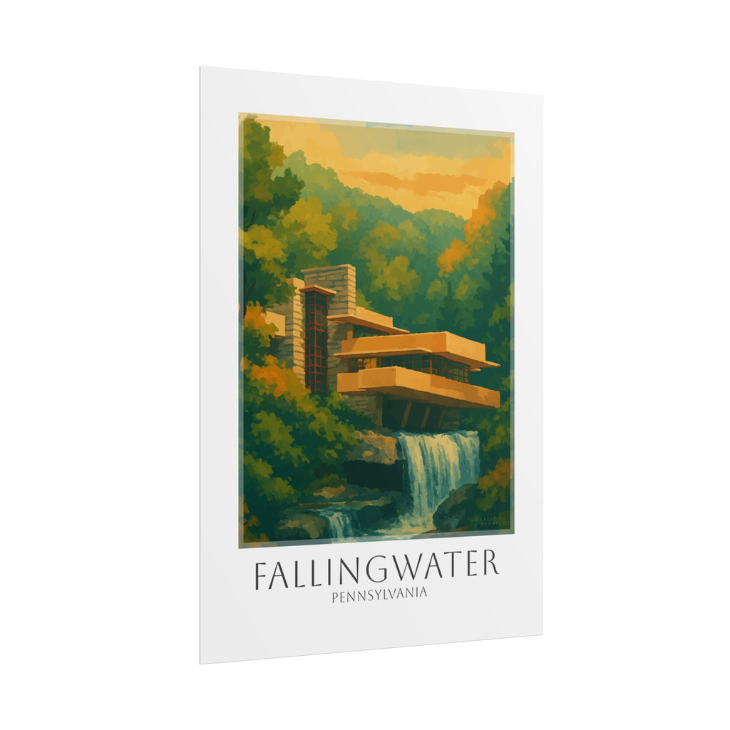 Fallingwater Travel Poster
