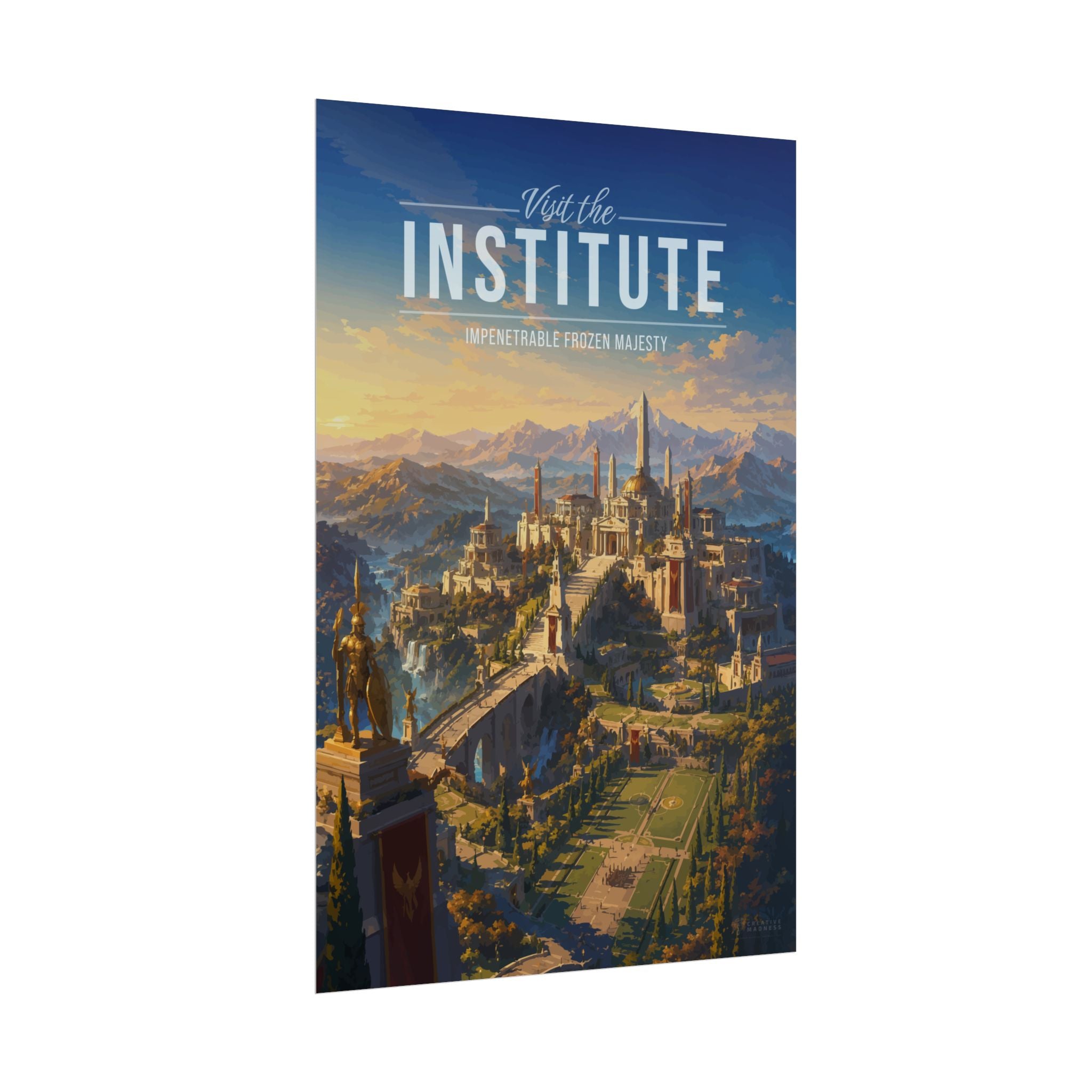 The Institute Travel Poster