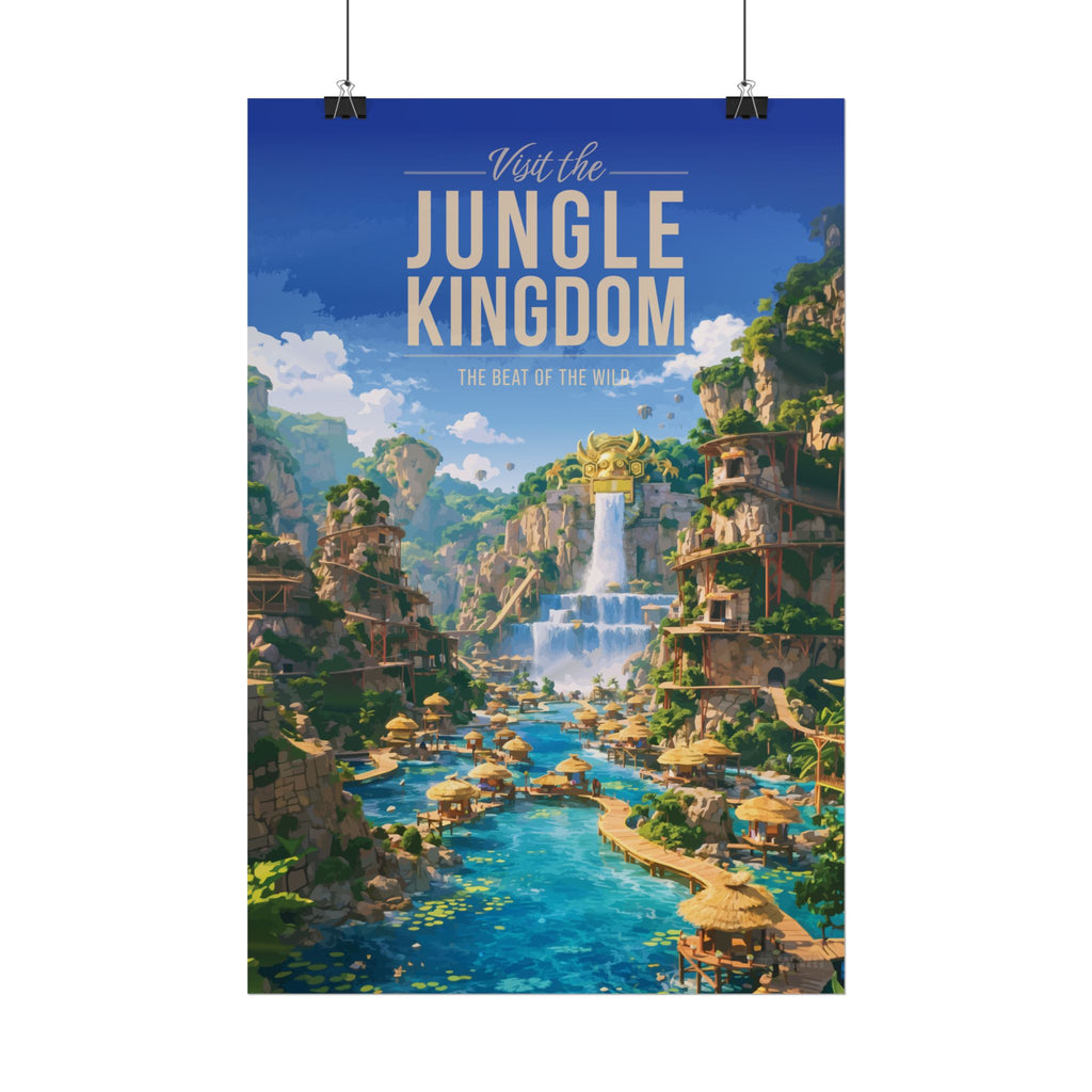 Jungle Kingdom Travel Poster