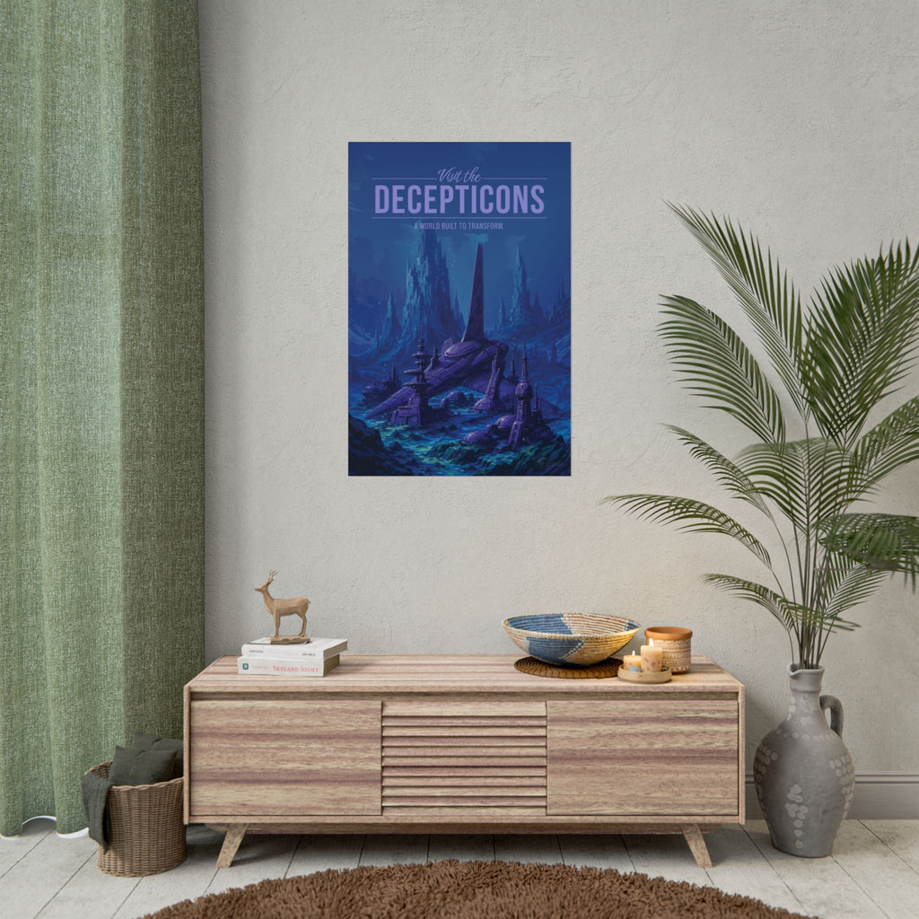 Decepticons Travel Poster