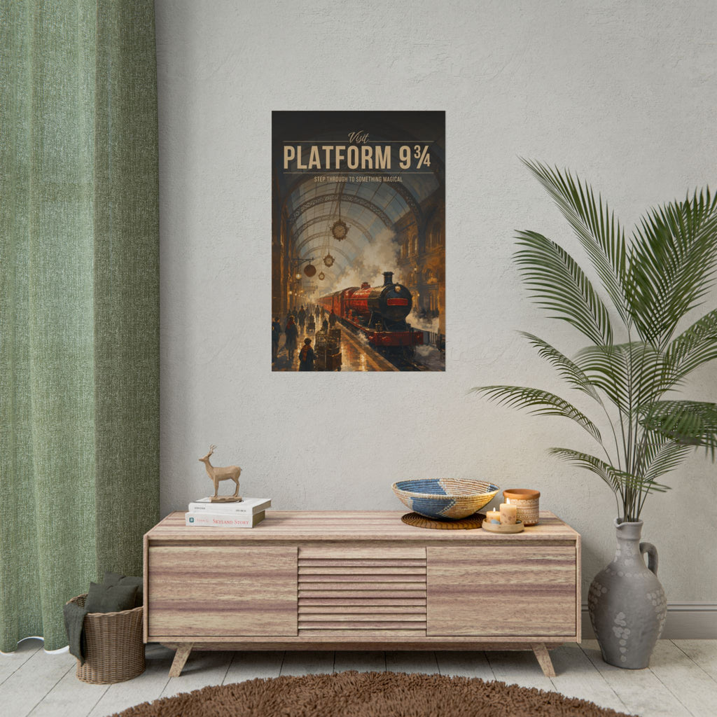 Platform 9-34 Travel Poster