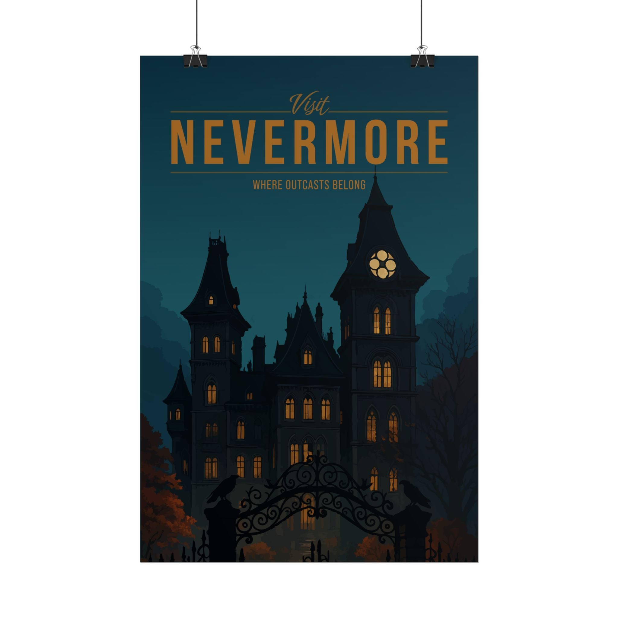 Nevermore Travel Poster