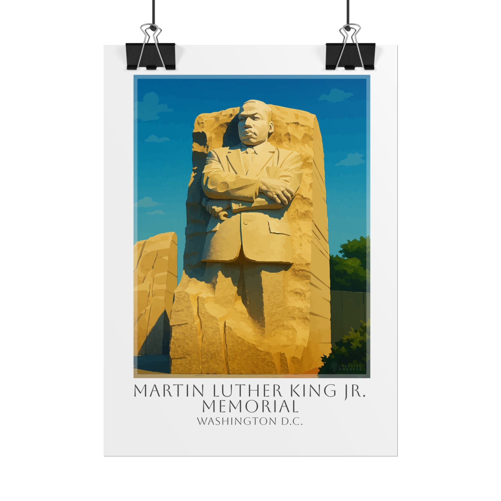 Mlk Jr Memorial Travel Poster