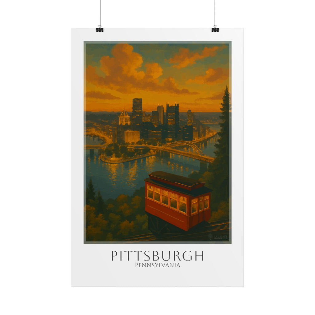 Pittsburgh Travel Poster