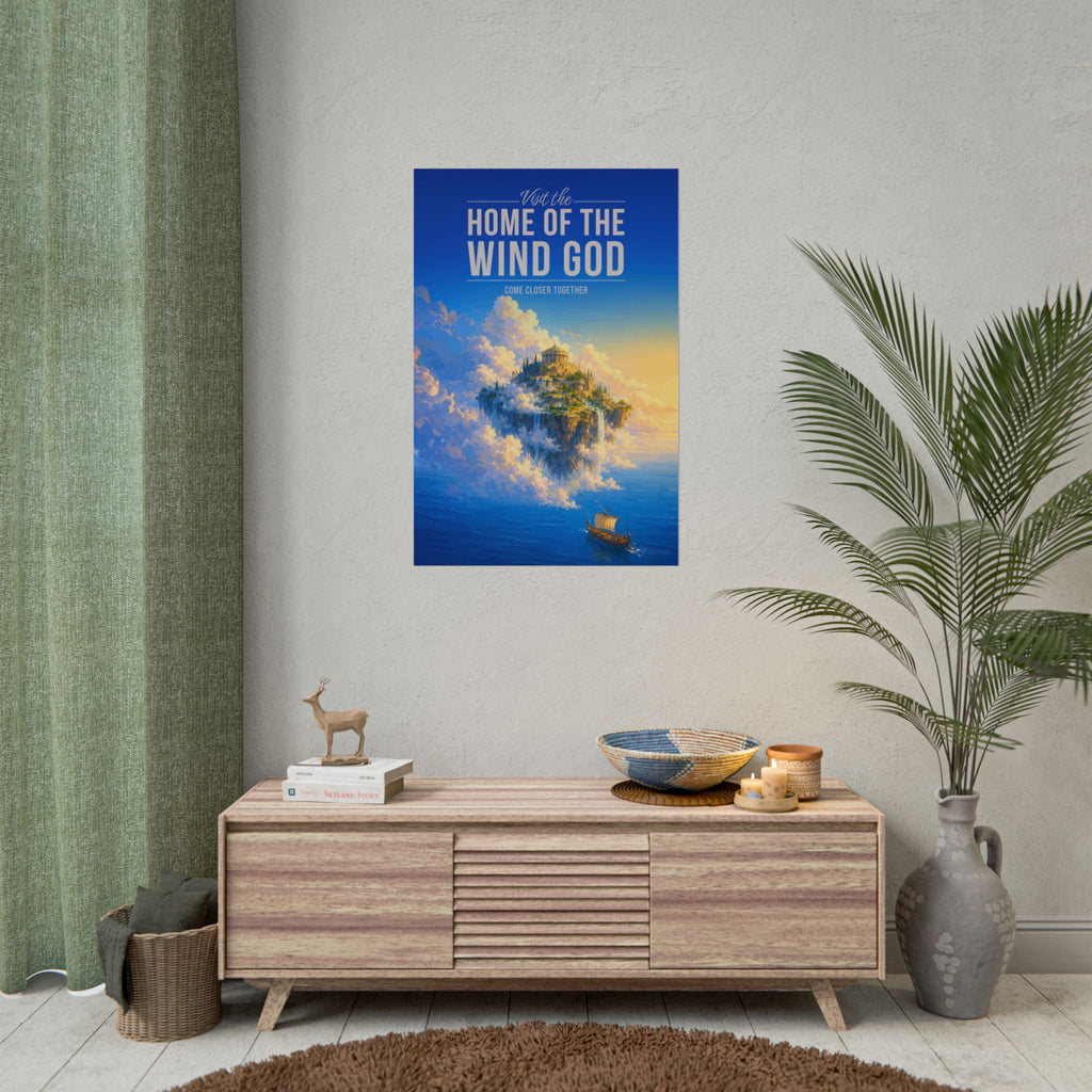 Home Of The Wind God Travel Poster