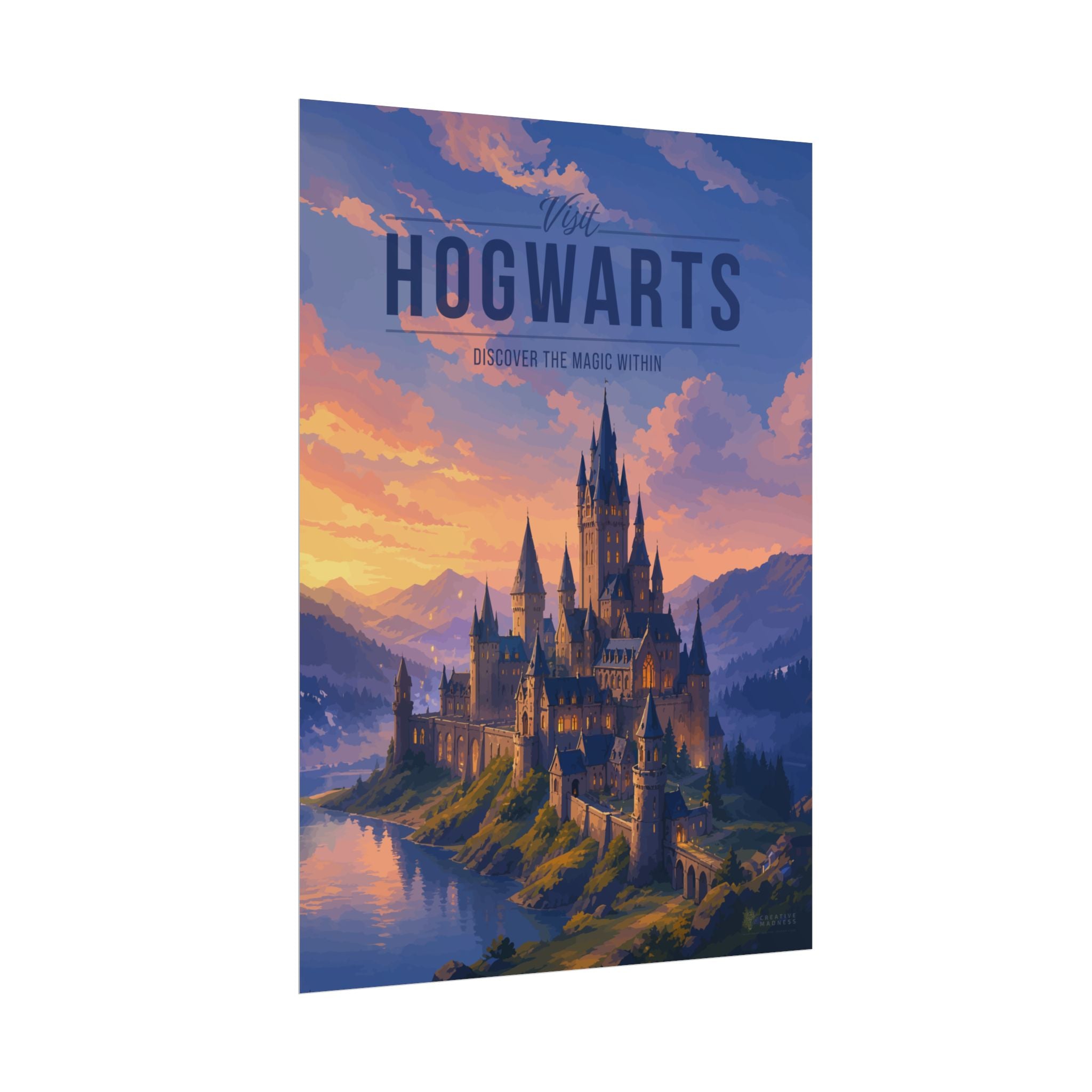 Hogwarts Travel Poster
