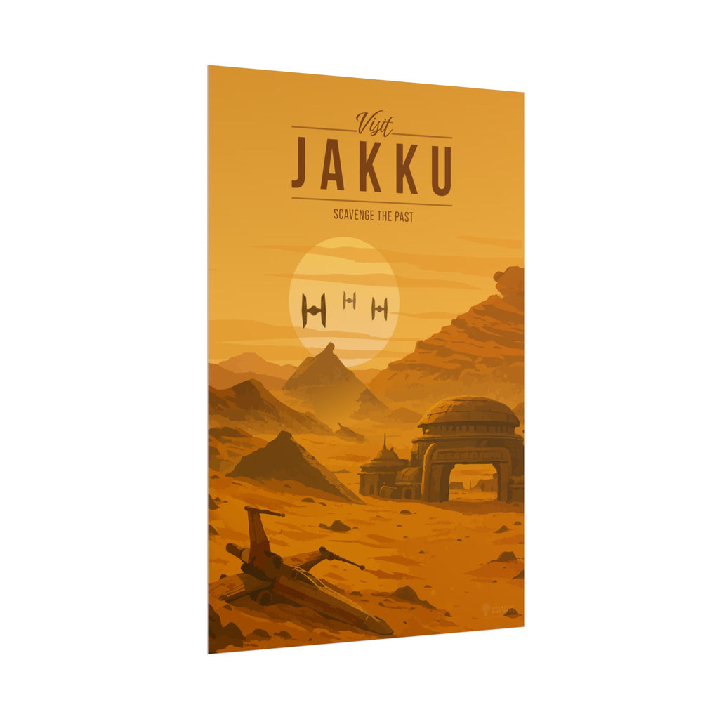 Jakku Travel Poster