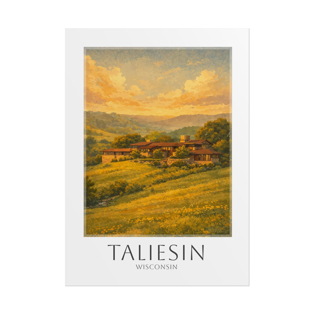 Taliesin Travel Poster