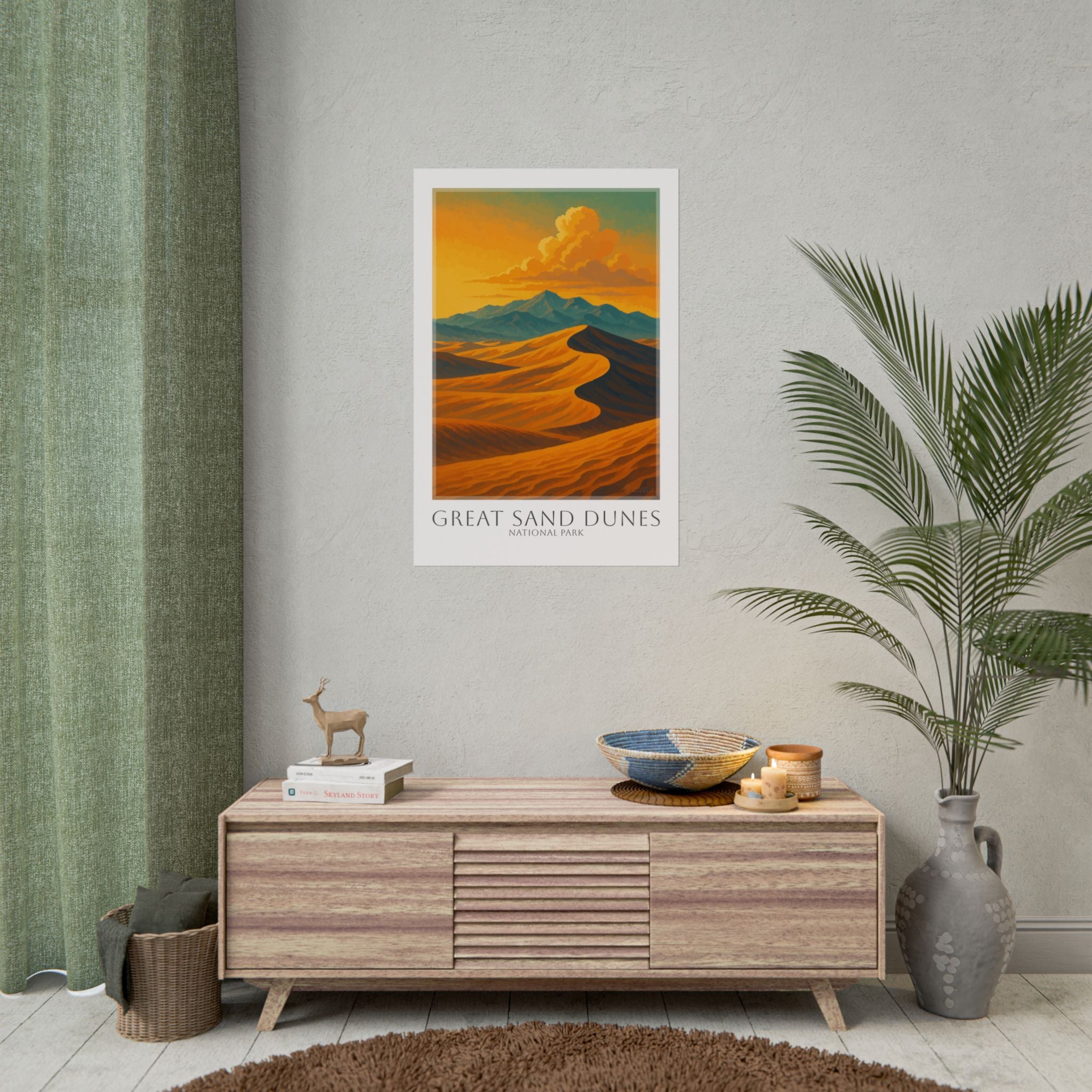 GREAT SAND DUNES  * Travel Poster * National Park Wall Art