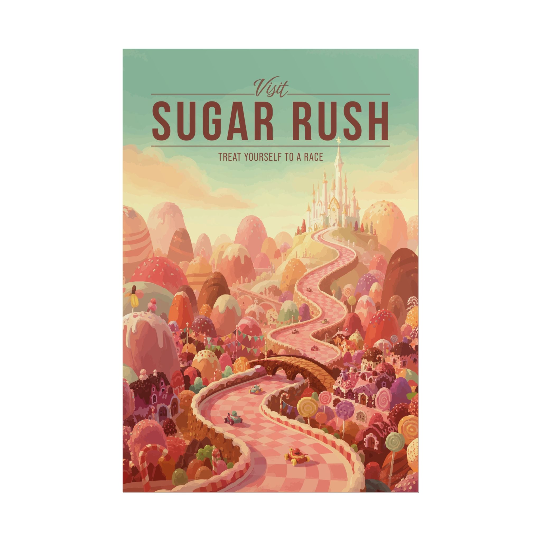 Sugar Rush Travel Poster