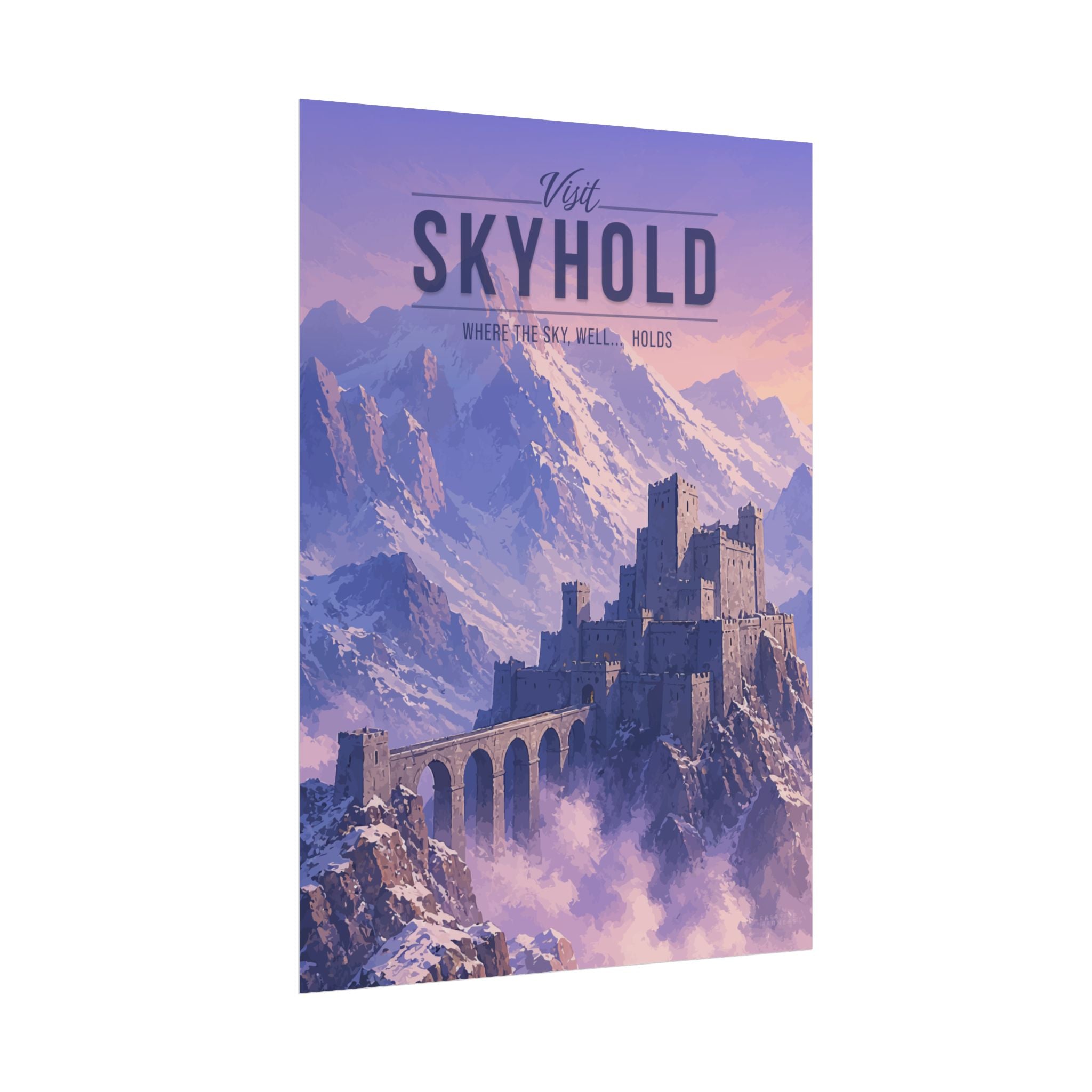 Skyhold Travel Poster