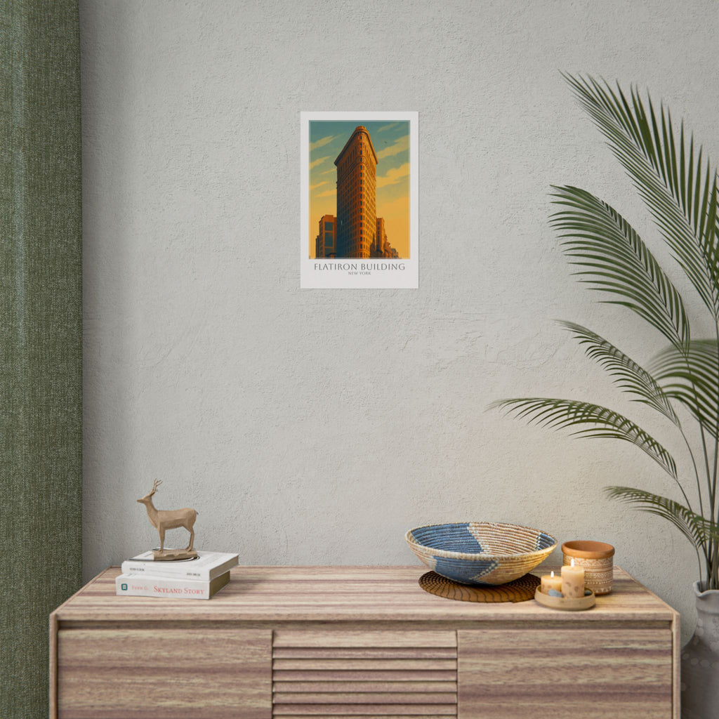 Flatiron Building Travel Poster