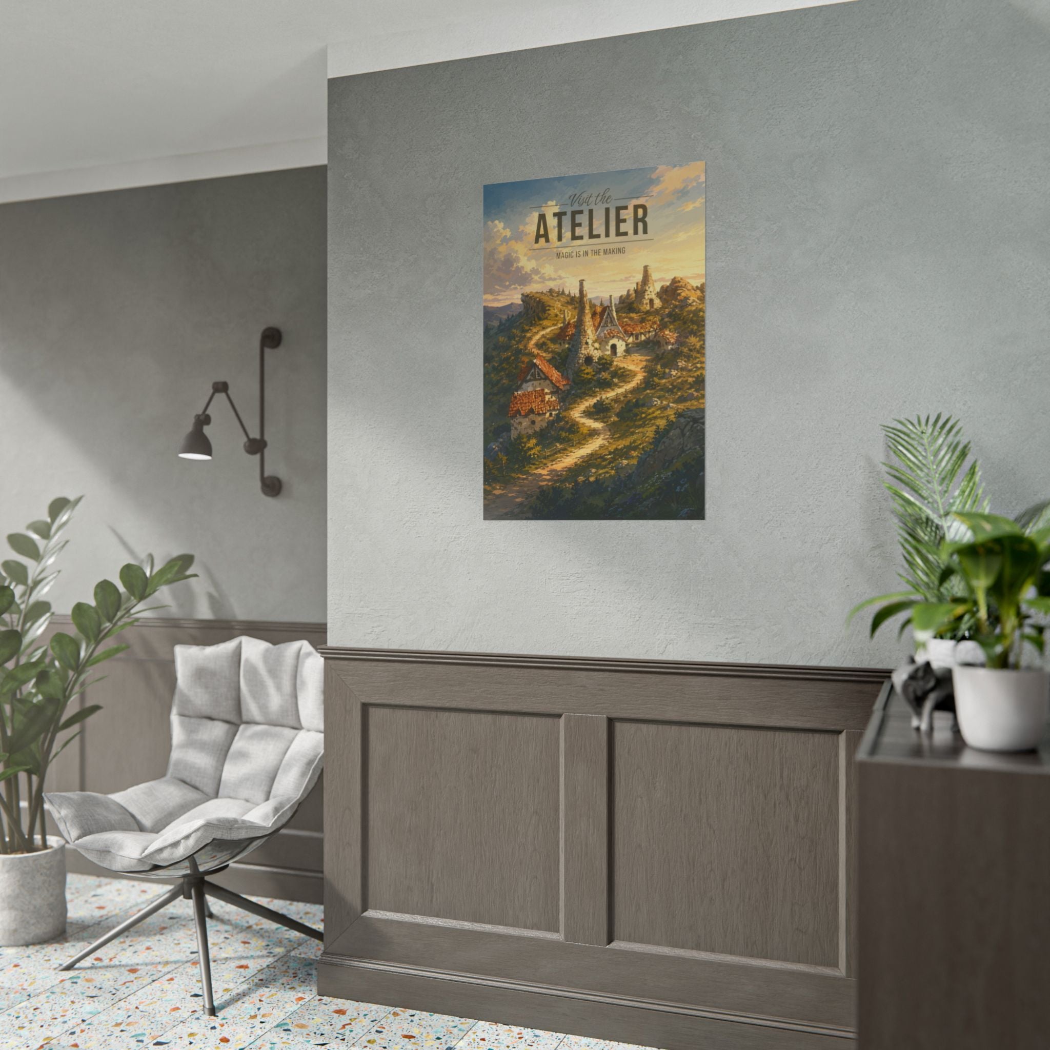 Atelier Travel Poster