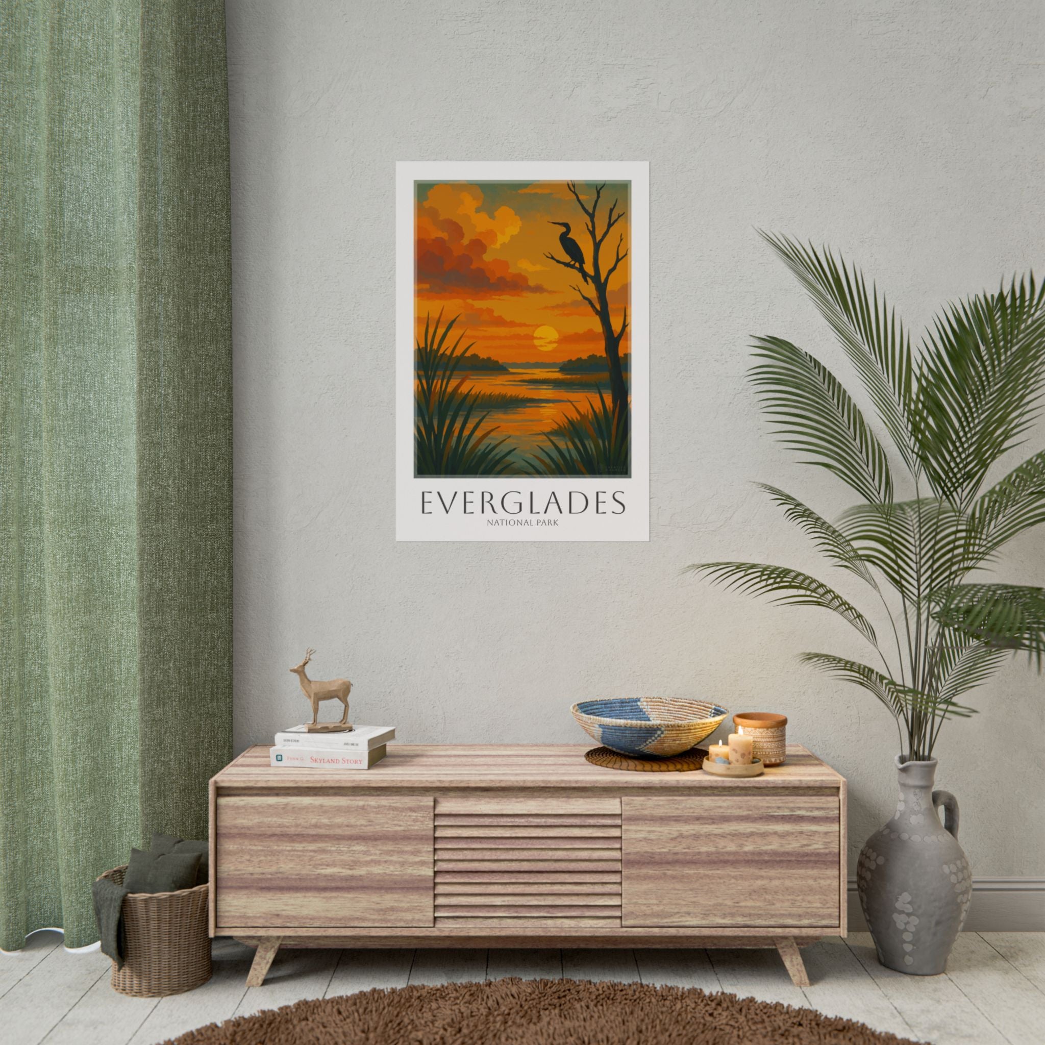 EVERGLADES * Travel Poster * National Park Wall Art