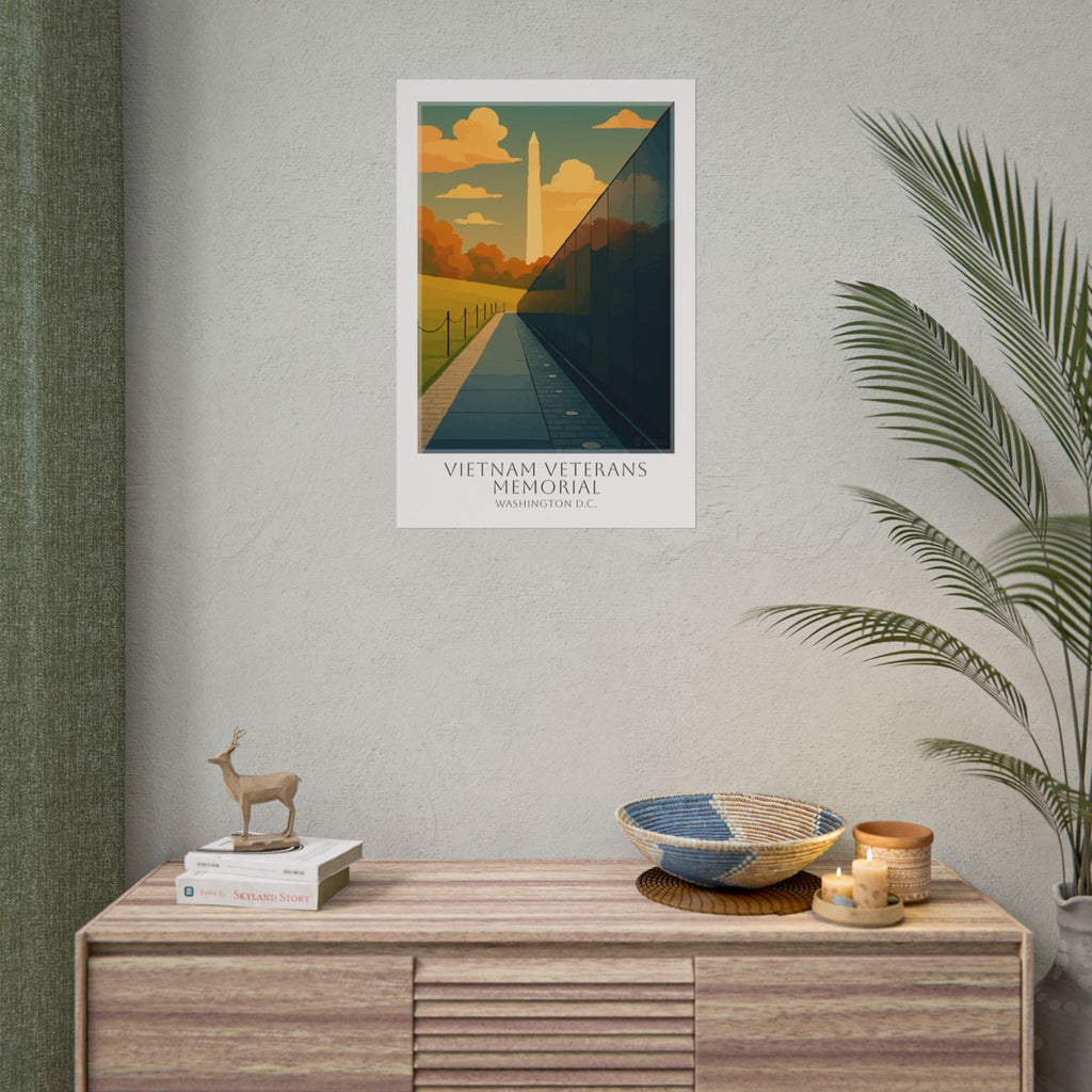 Vietnam Veterans Memorial Travel Poster