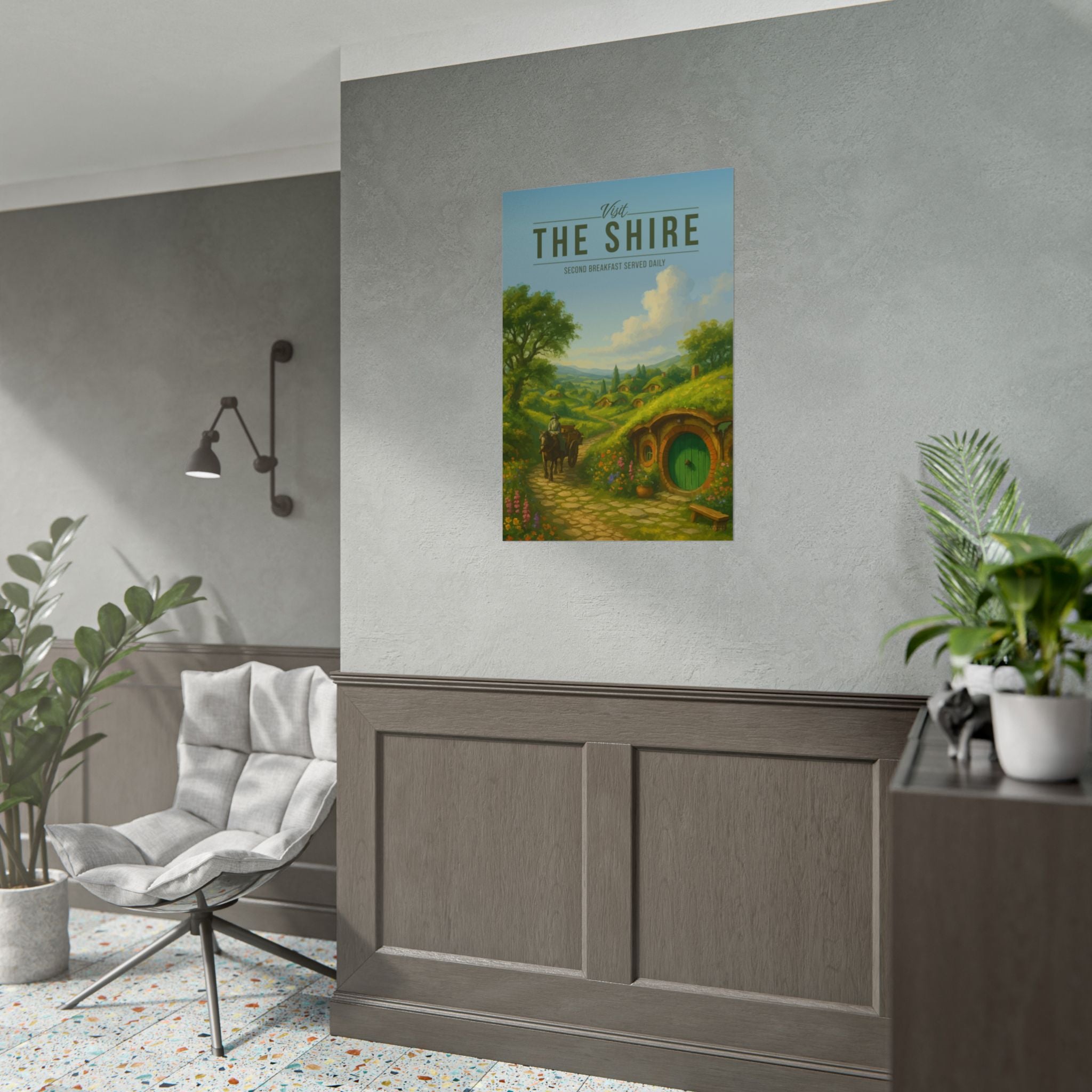 The Shire Travel Poster