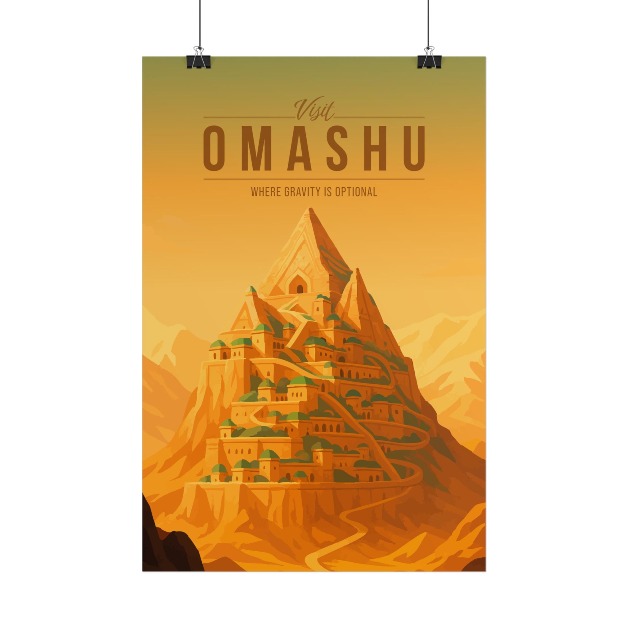 Omashu Travel Poster