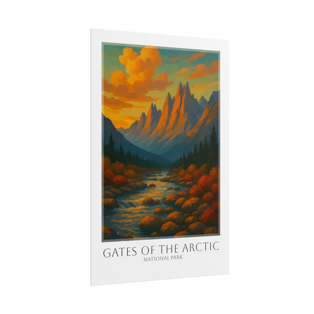 GATES OF_THE ARCTIC * Travel Poster * National Park Wall Art