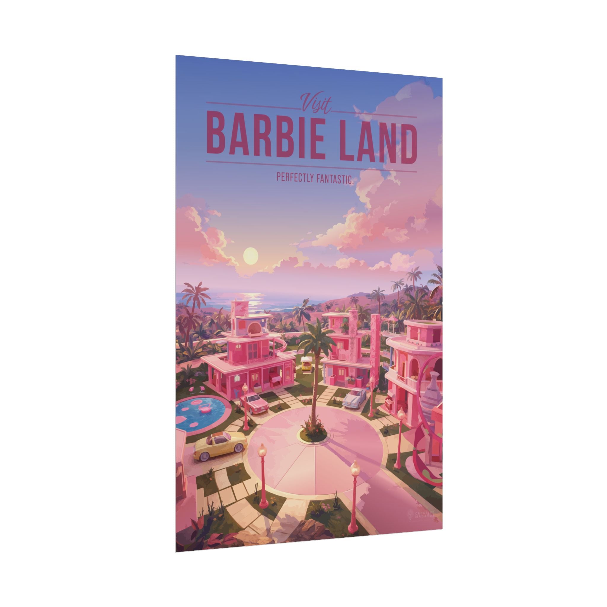Barbie Land Travel Poster