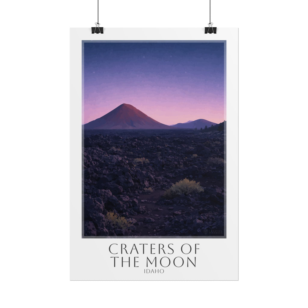 Craters Of The Moon Travel Poster