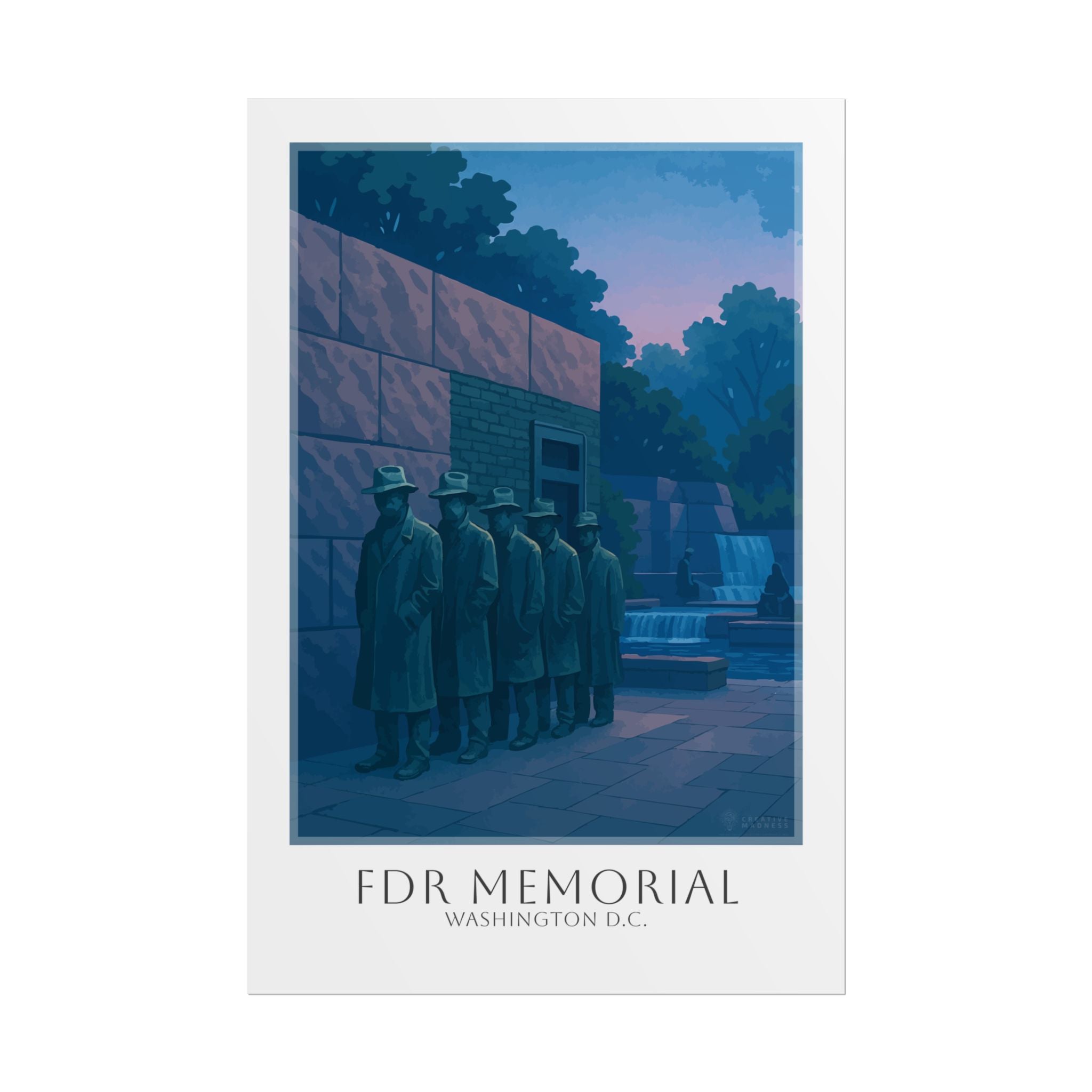 Fdr Memorial Travel Poster