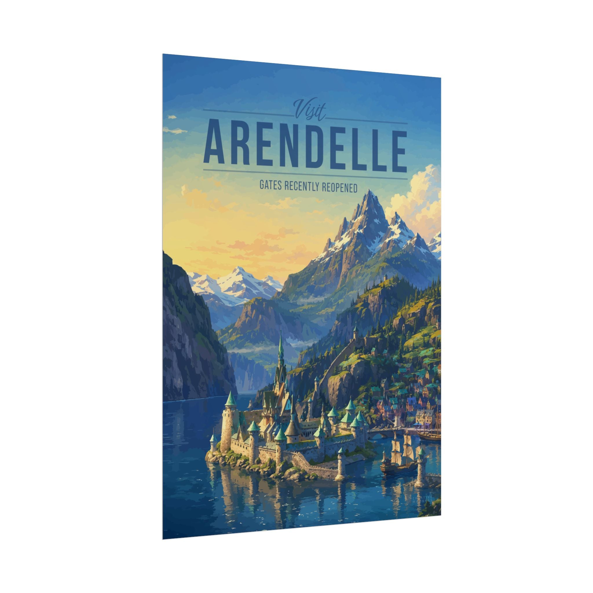 Arendelle Travel Poster
