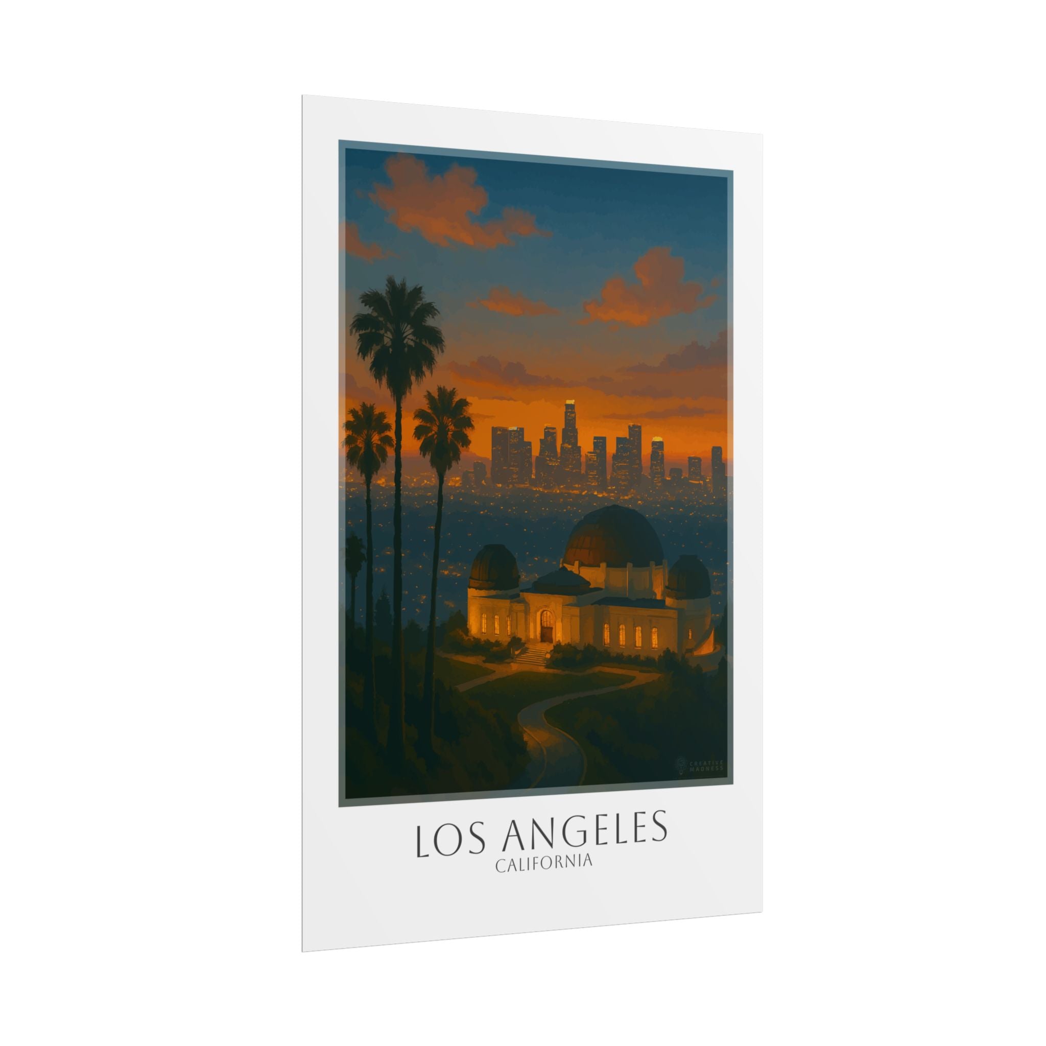 Los Angeles Travel Poster