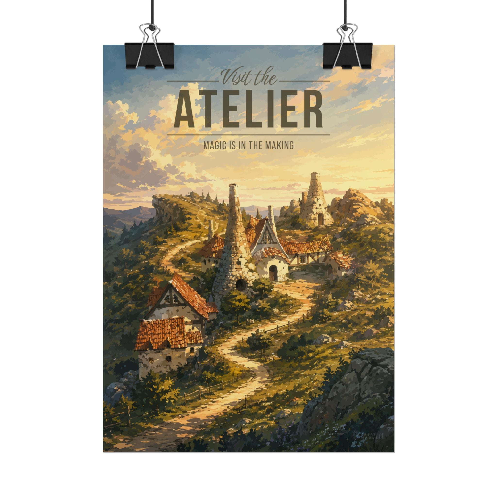 Atelier Travel Poster