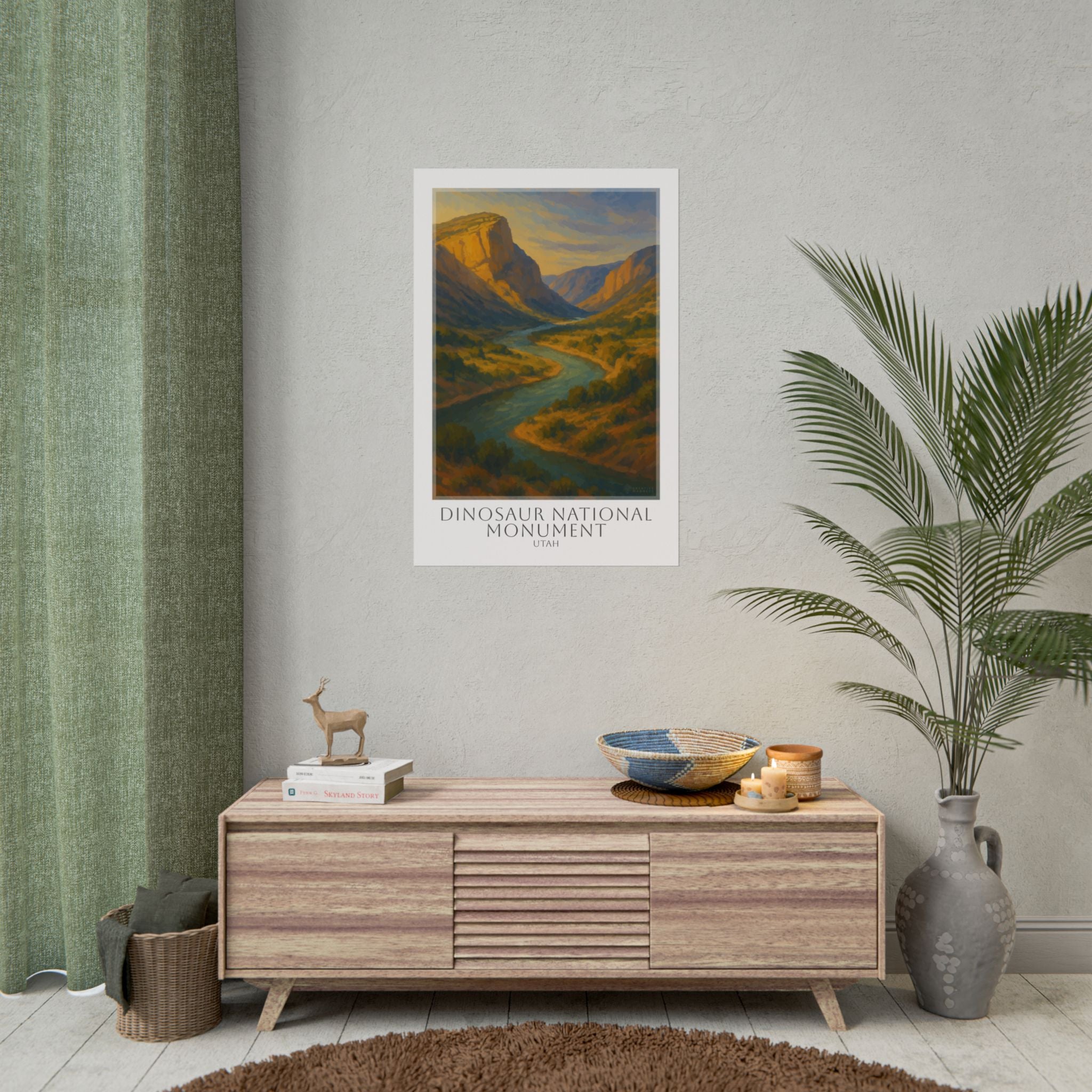 Dinosaur Travel Poster