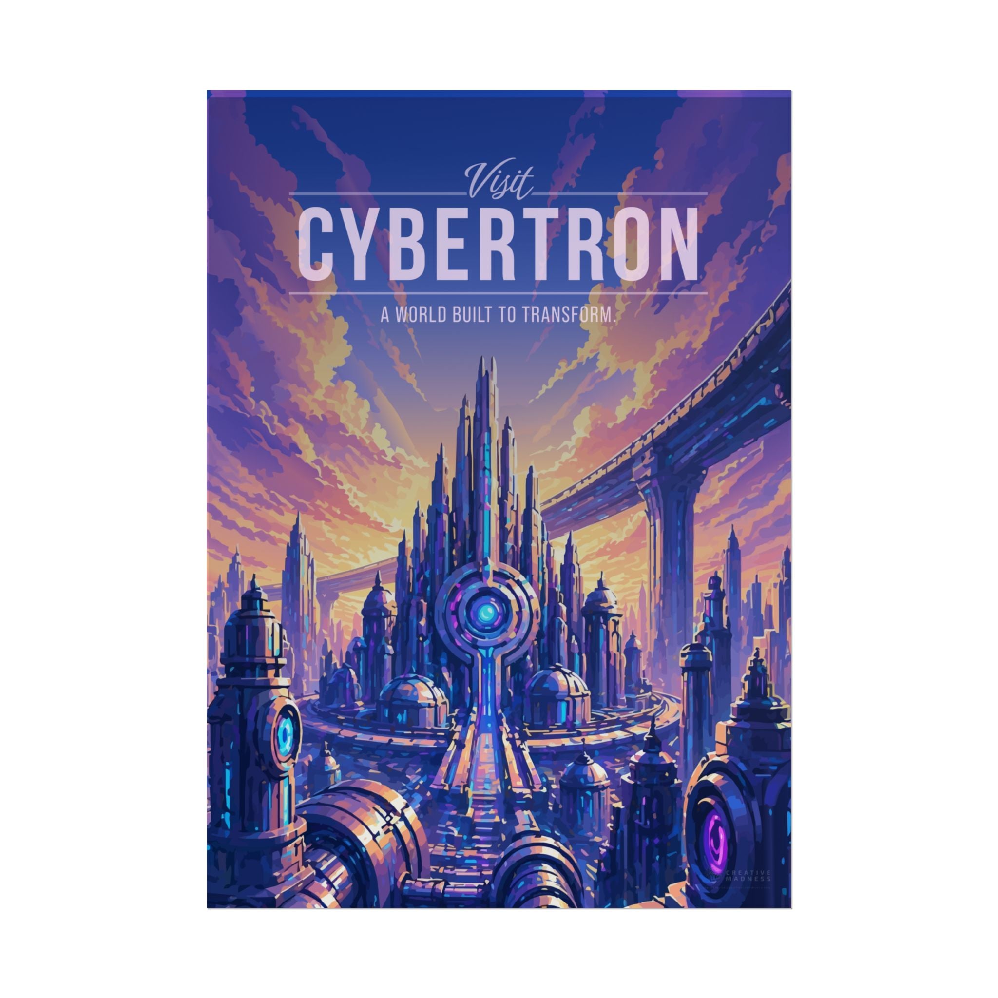 Cybertron Travel Poster