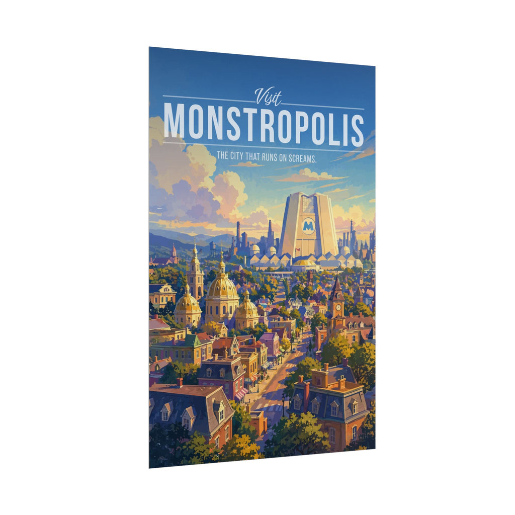 Monstropolis Travel Poster