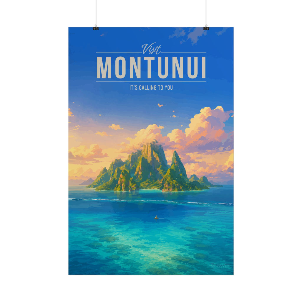 Montunui Travel Poster