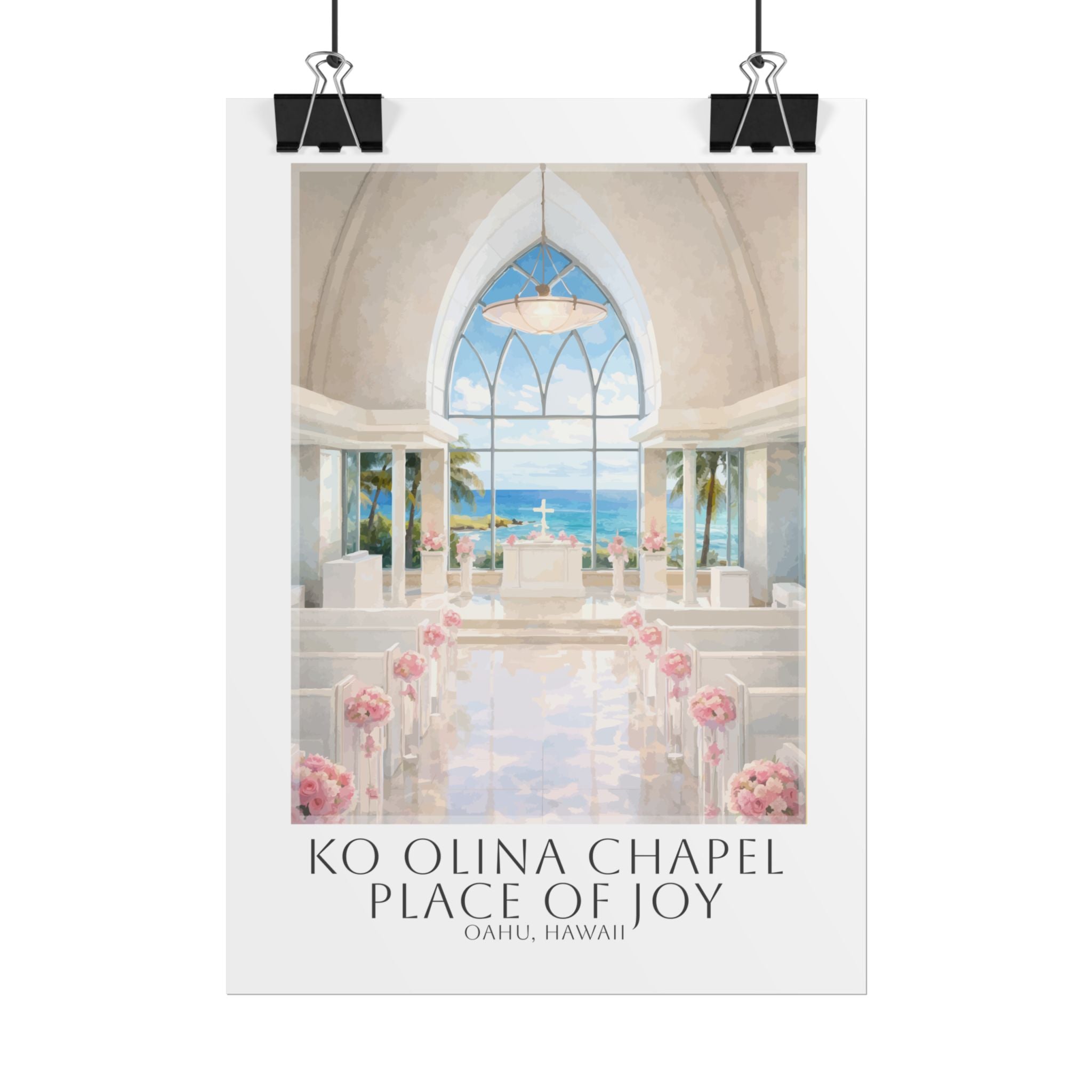 Ko Olina Chapel Travel Poster