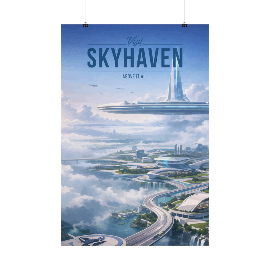Skyhaven Travel Poster