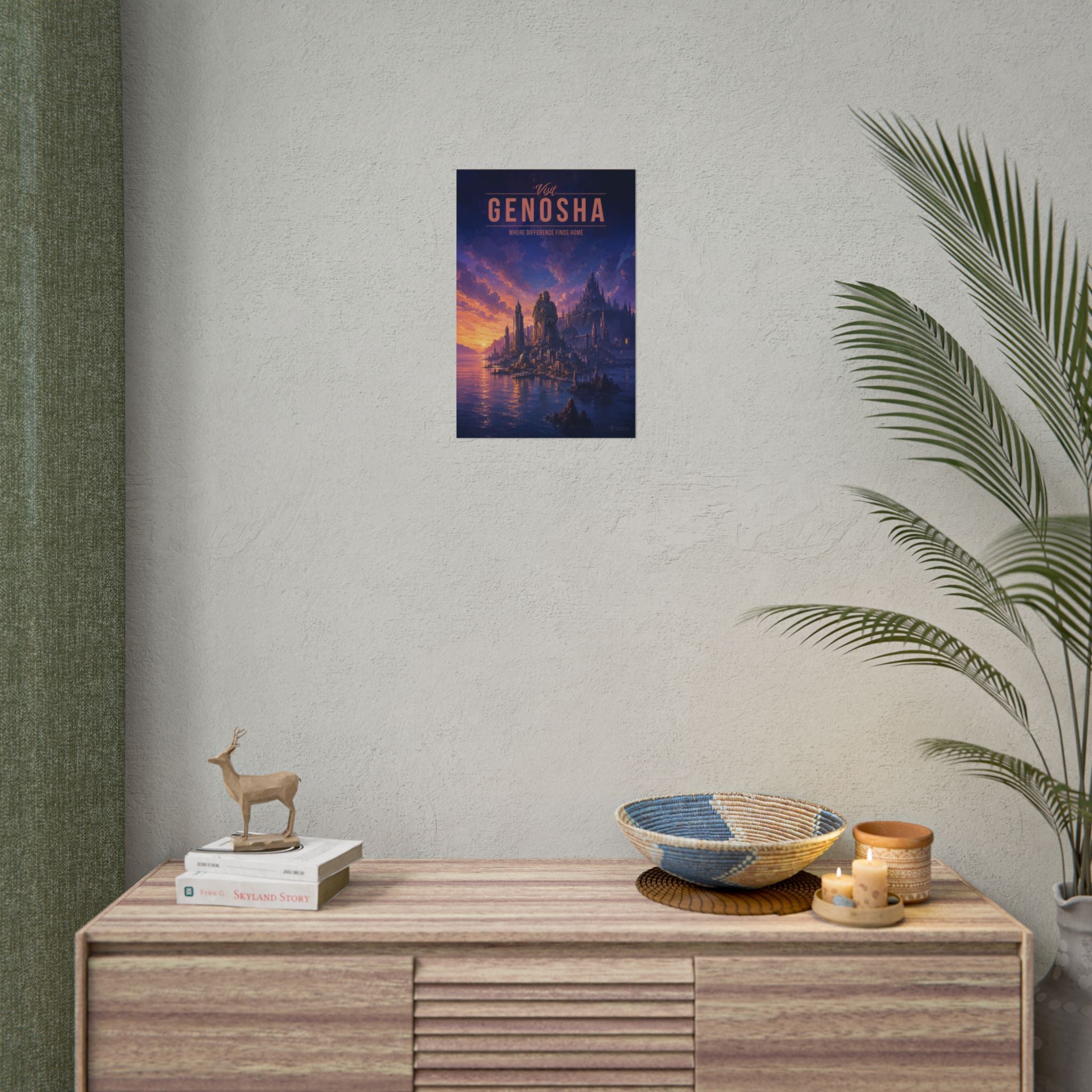 Genosha Travel Poster
