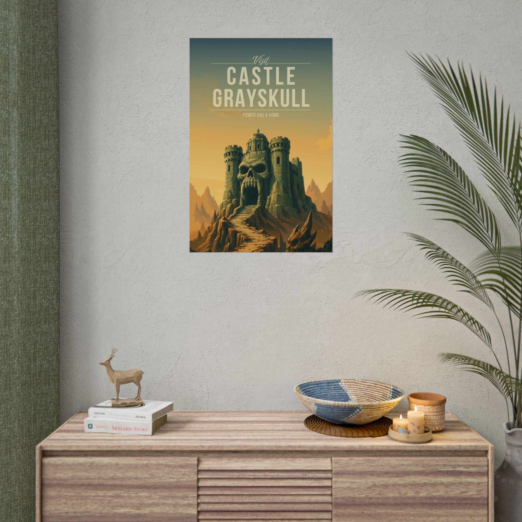 Castle Grayskull Travel Poster