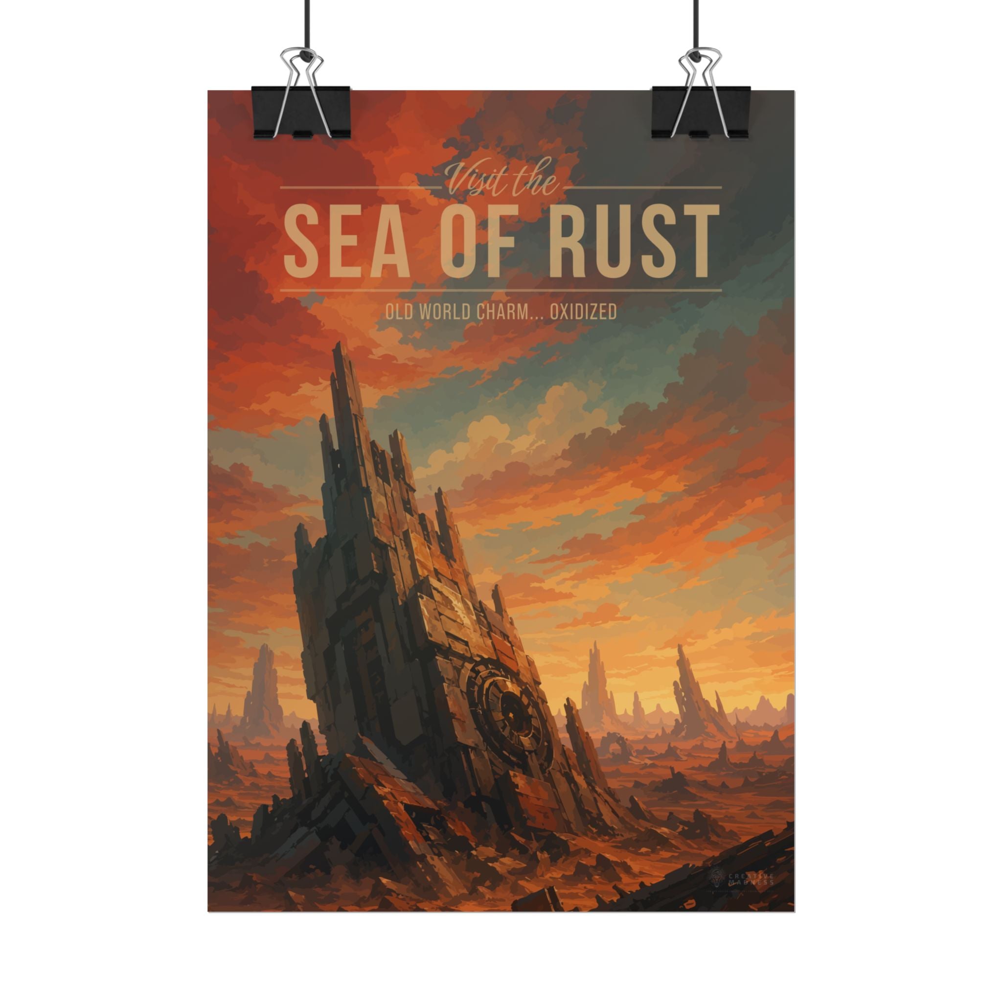 Sea Of Rust Travel Poster